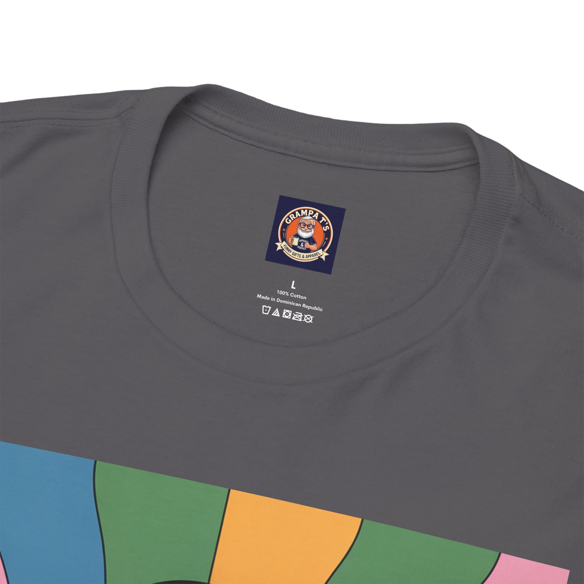 Fun Hippy Mushroom Cheerful Graphic Tee, Positive Vibes T-Shirt for Everyday Wear, Gift for Nature Lovers, Trendy Casual Wear, Eco-Friendly Fashion