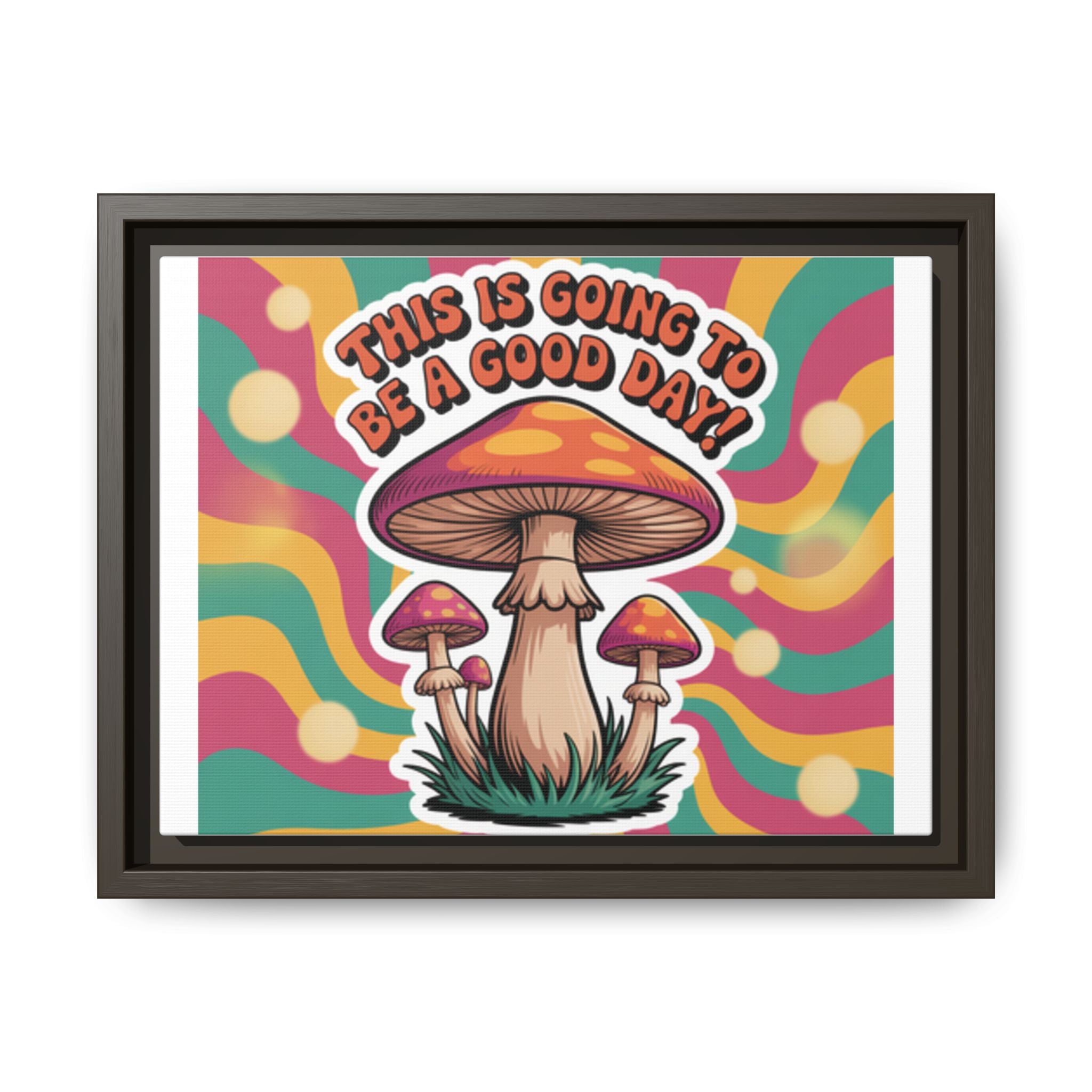 Colorful Framed Canvas Art - "This Is Going To Be A Good Day!" - Positive Vibe Decor, Wall Art for Home, Gift for Friends, Happy Day [...]