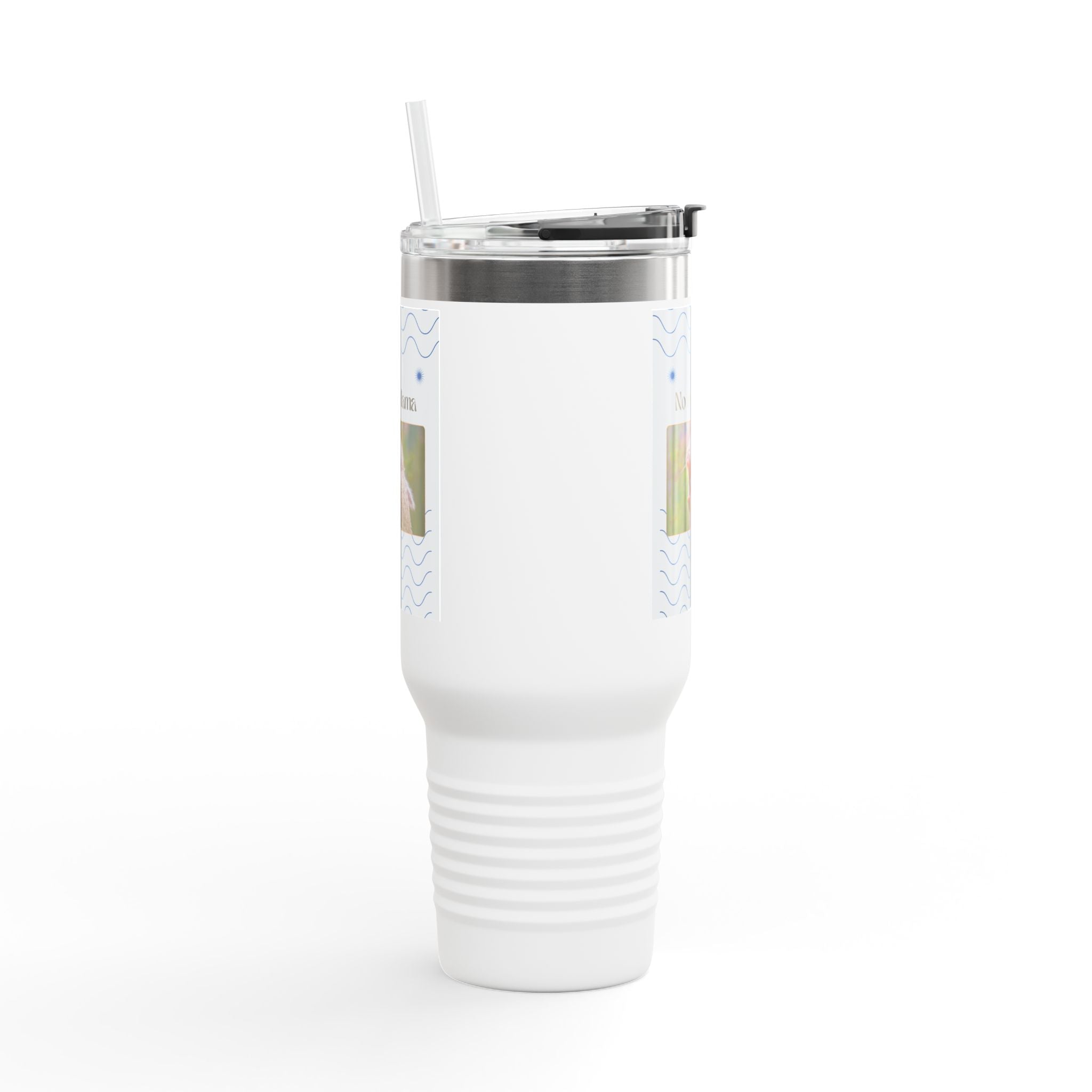 No Prob-Llama 40oz Travel Mug – Funny Llama Coffee Tumbler for Adults | Insulated, Spill-Proof, Adventure-Ready Hydration Gift