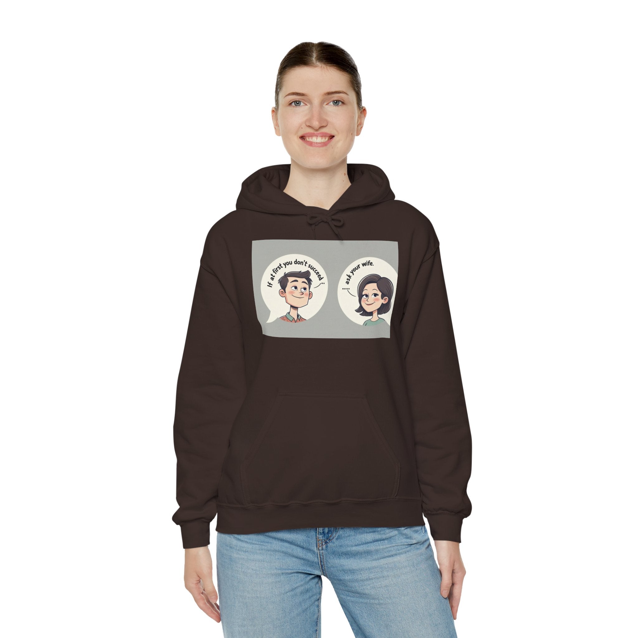 Whimsical Conversation Hoodie - Fun Sweatshirt for Friends, Cozy Gift, Casual Wear, Graphic Pullover, Unisex Apparel