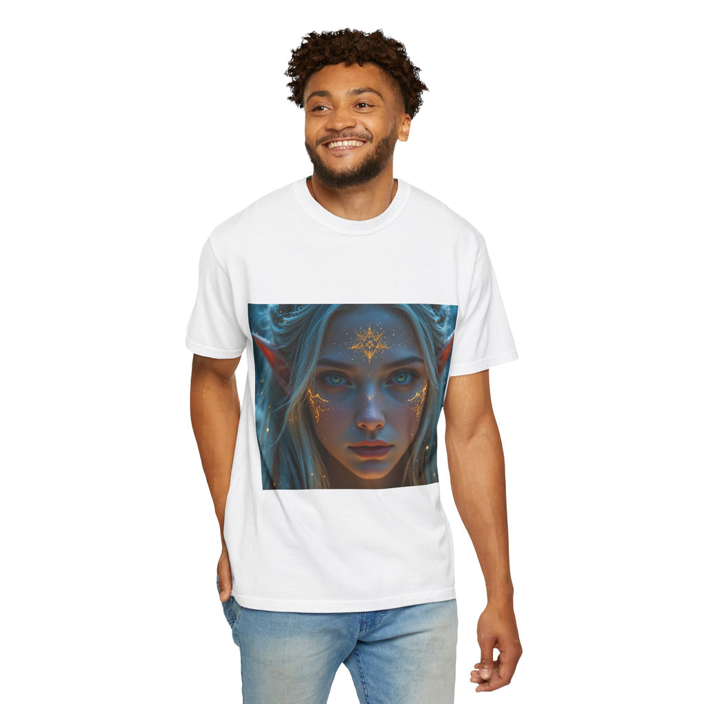 Fantasy-Inspired Elf Princess Unisex T-Shirt, Boho Style Tee for Art Lovers, Gift for Creatives, Dreamy Aesthetic Shirt, Unique Fan Merchandise