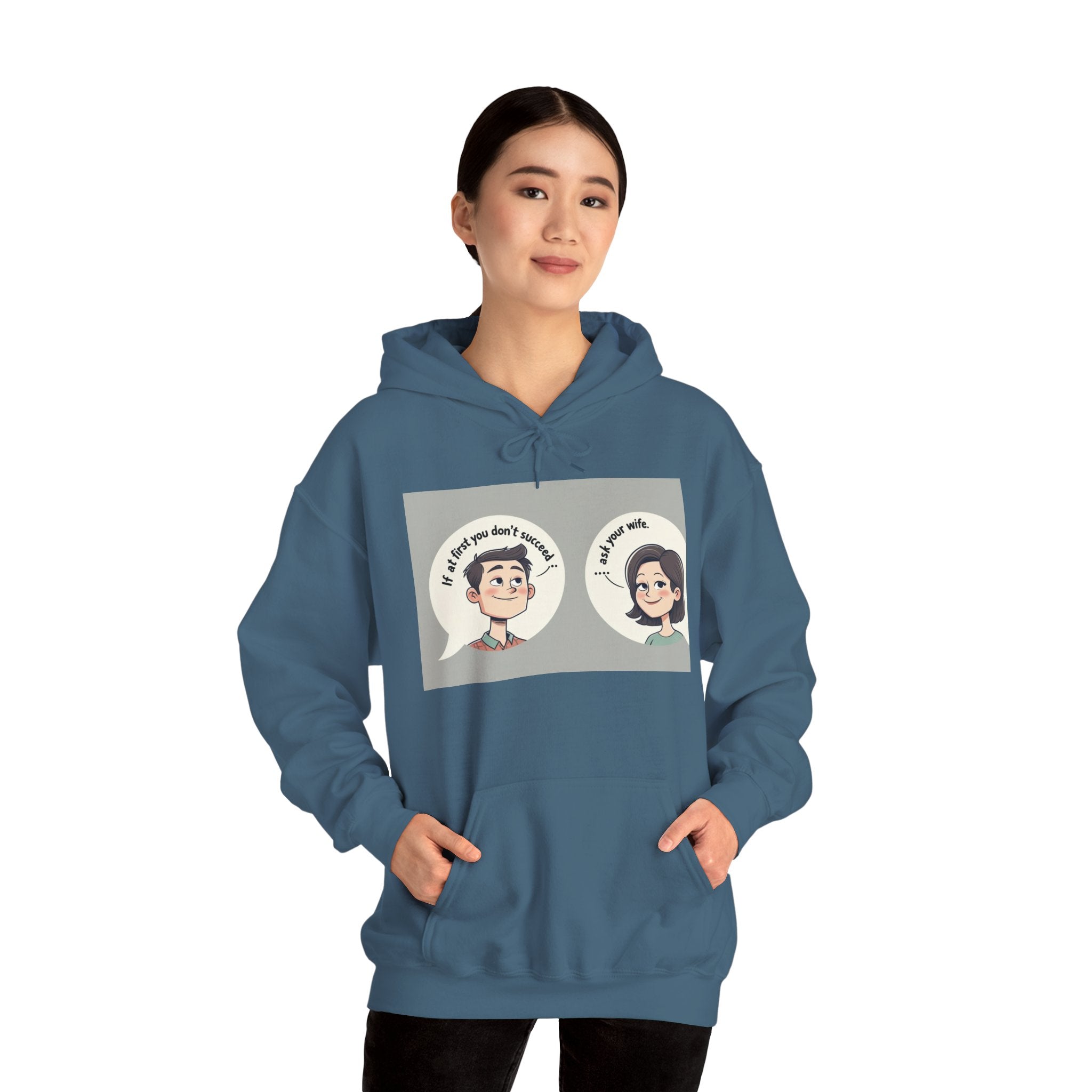 Whimsical Conversation Hoodie - Fun Sweatshirt for Friends, Cozy Gift, Casual Wear, Graphic Pullover, Unisex Apparel