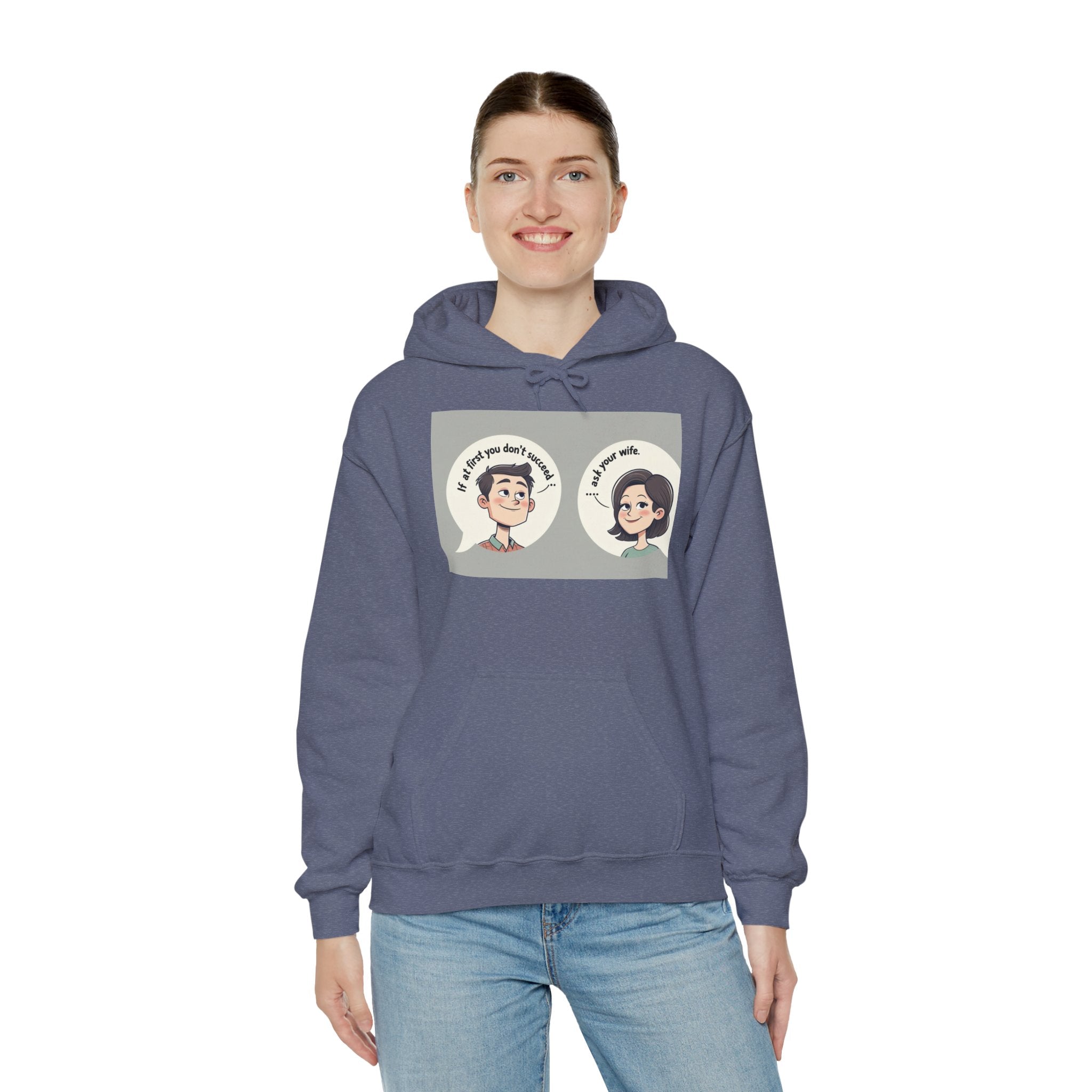 Whimsical Conversation Hoodie - Fun Sweatshirt for Friends, Cozy Gift, Casual Wear, Graphic Pullover, Unisex Apparel