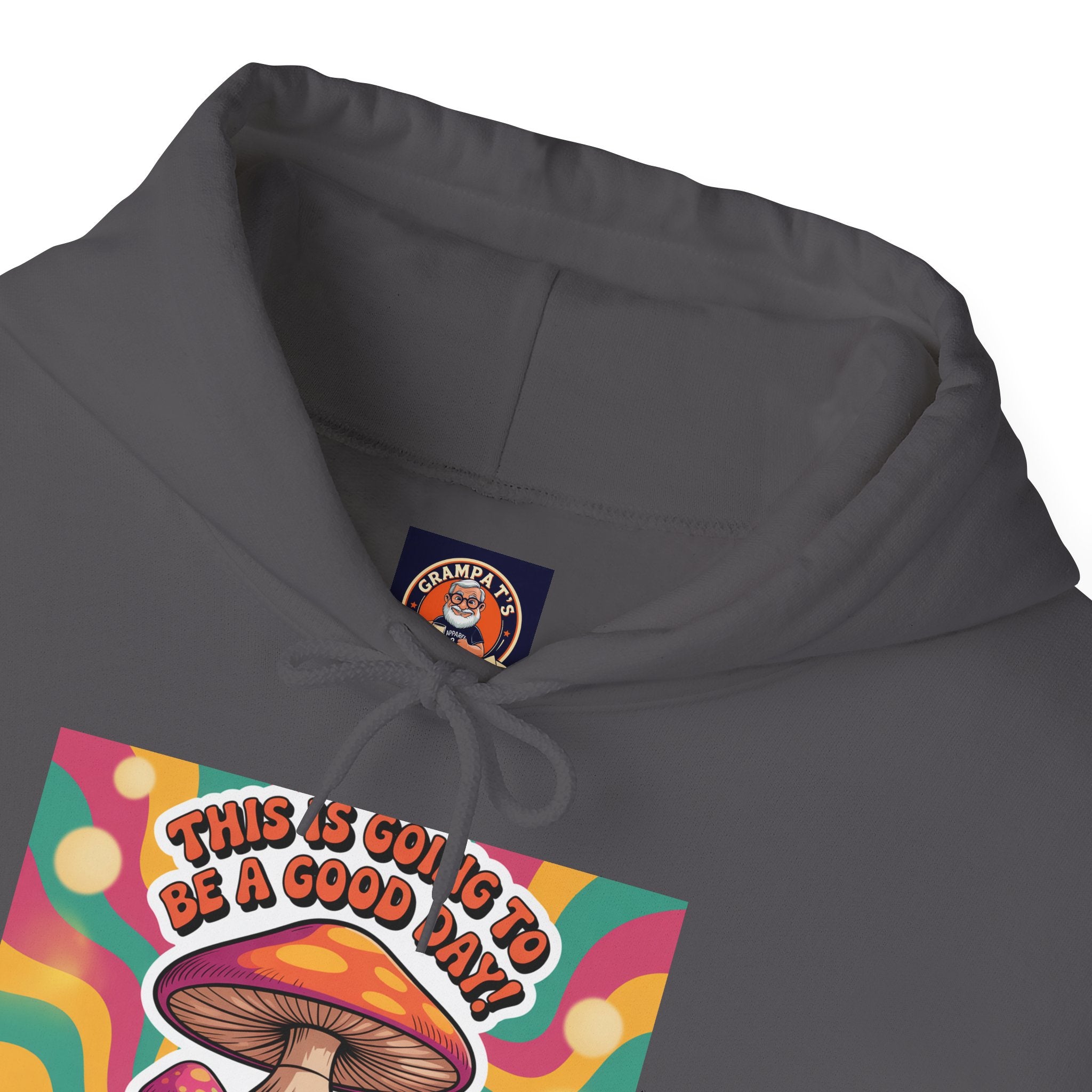 Groovy Mushroom Hoodie - Psychedelic Sweatshirt for Festivals, Cozy Gift for Nature Lovers, Unisex Pull-over for Good Vibes