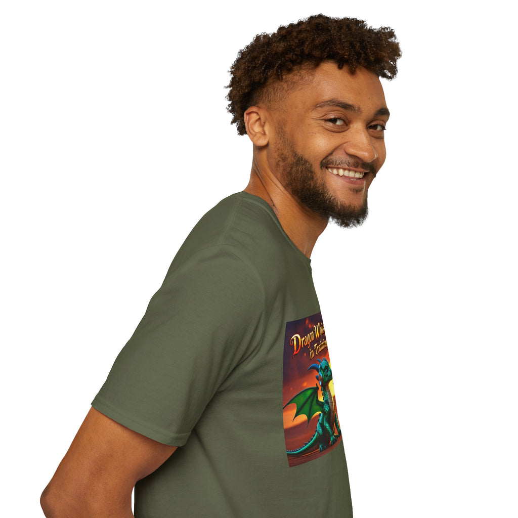 Funny Dragon Whisperer Unisex Softstyle T-Shirt | Fantasy Apparel, Gift for Dragon Lovers, Kids & Adults, Birthday Present, Magical Vibe