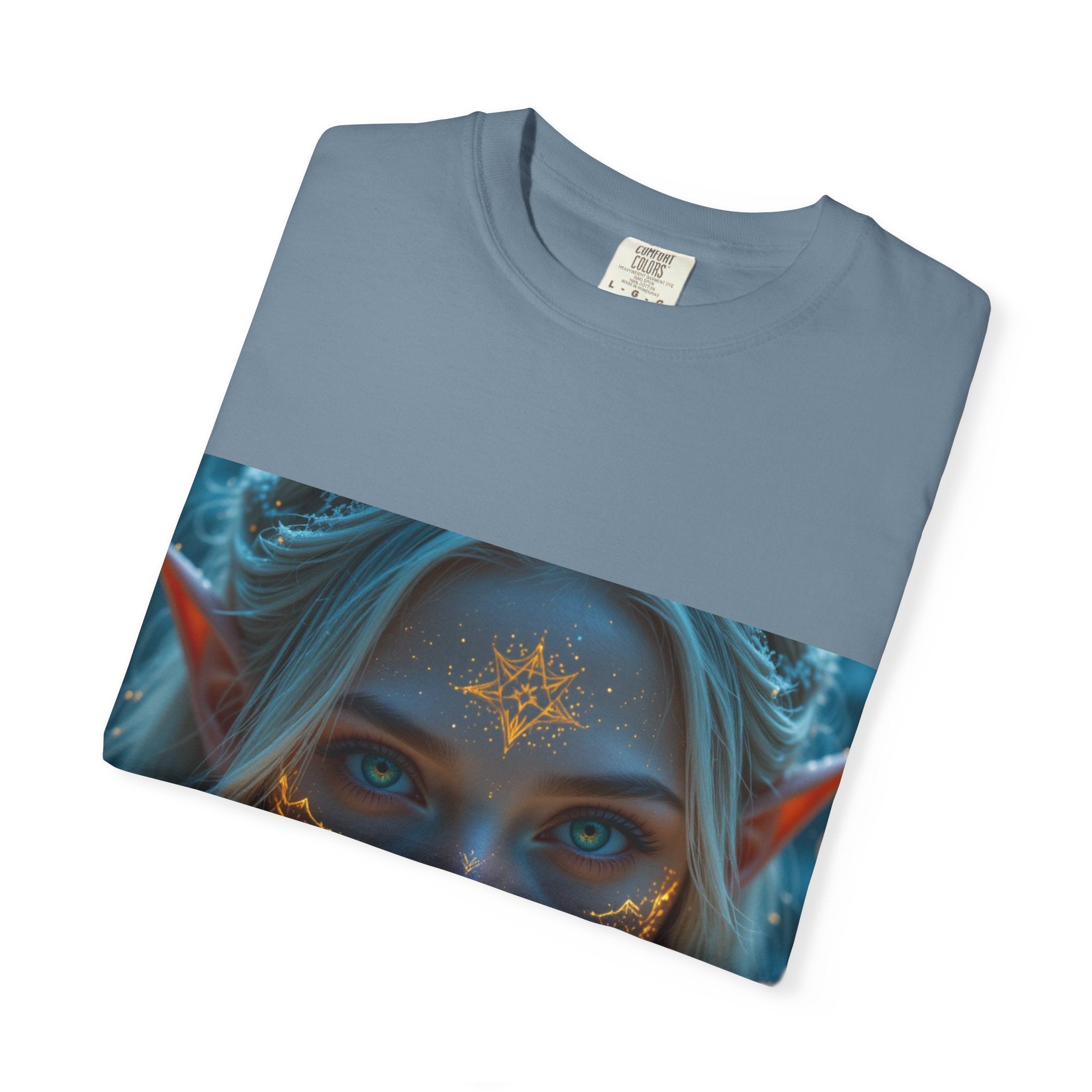 Fantasy-Inspired Elf Princess Unisex T-Shirt, Boho Style Tee for Art Lovers, Gift for Creatives, Dreamy Aesthetic Shirt, Unique Fan Merchandise
