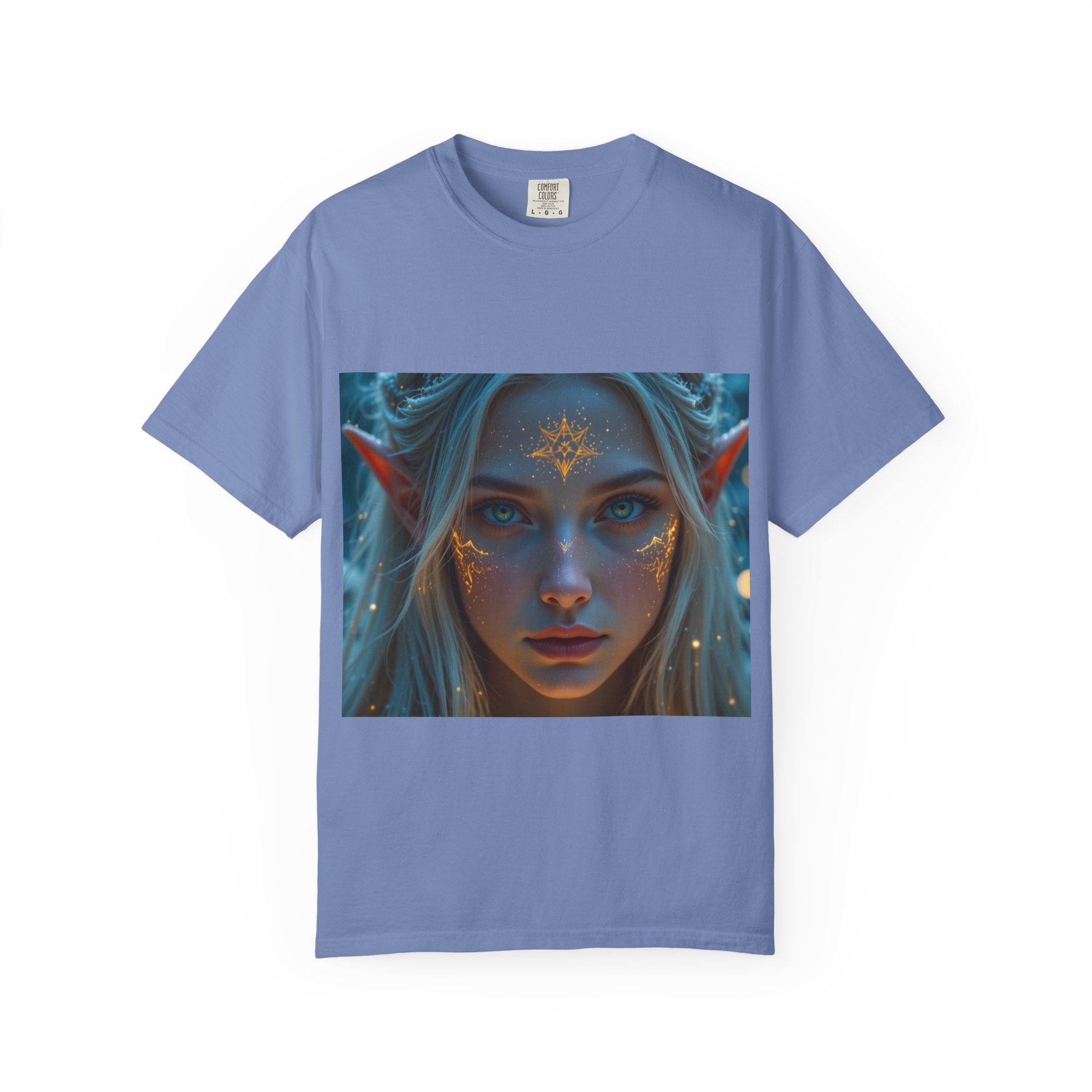 Fantasy-Inspired Elf Princess Unisex T-Shirt, Boho Style Tee for Art Lovers, Gift for Creatives, Dreamy Aesthetic Shirt, Unique Fan Merchandise