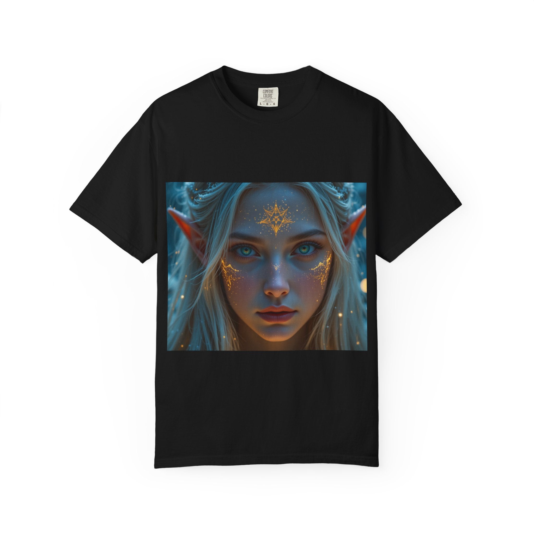 Fantasy-Inspired Elf Princess Unisex T-Shirt, Boho Style Tee for Art Lovers, Gift for Creatives, Dreamy Aesthetic Shirt, Unique Fan Merchandise