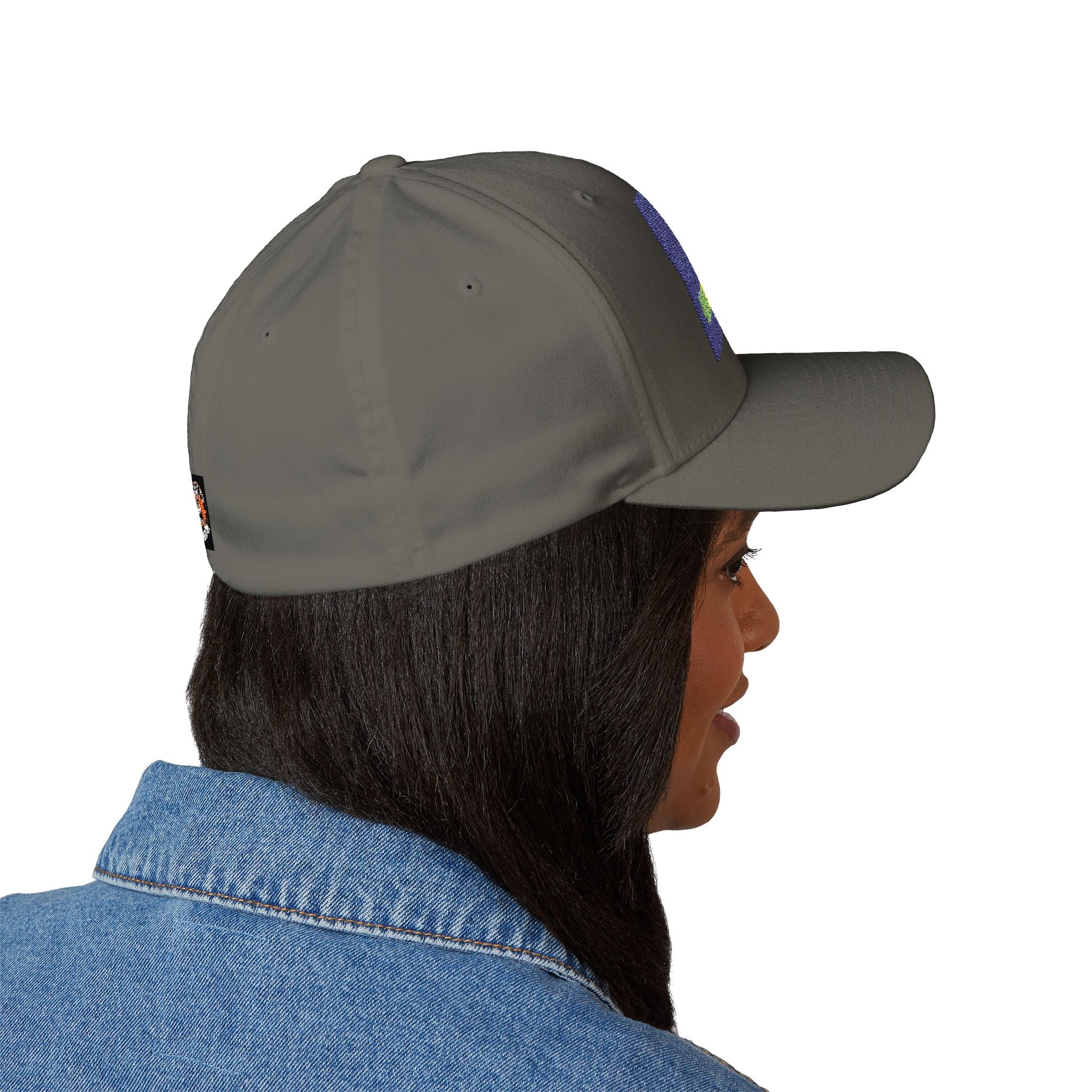 Embroidered Closed-Back Structured Cap - Trendy Apparel for Everyday Wear, Gifts for Him, Casual Style, Summer Accessory, Unique Design
