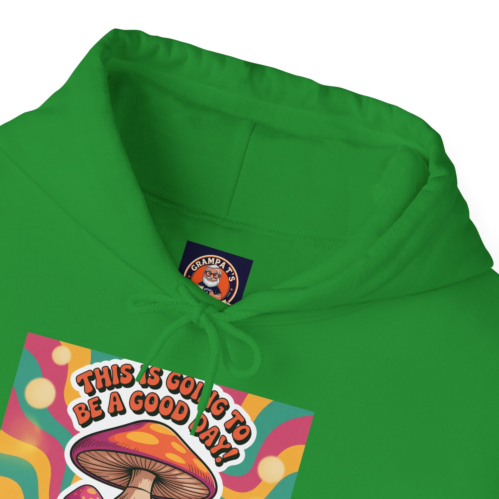 Groovy Mushroom Hoodie - Psychedelic Sweatshirt for Festivals, Cozy Gift for Nature Lovers, Unisex Pull-over for Good Vibes