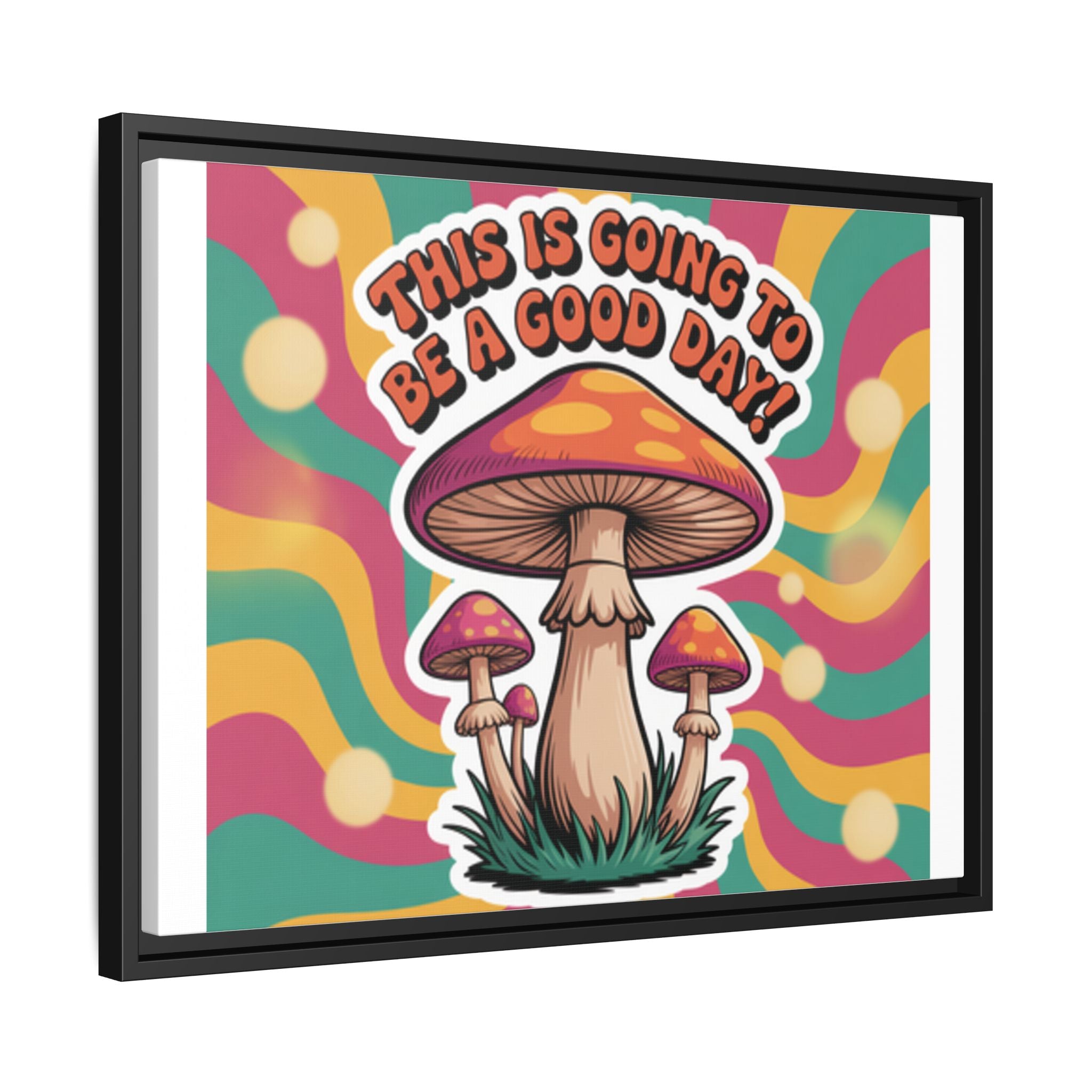 Colorful Framed Canvas Art - "This Is Going To Be A Good Day!" - Positive Vibe Decor, Wall Art for Home, Gift for Friends, Happy Day [...]