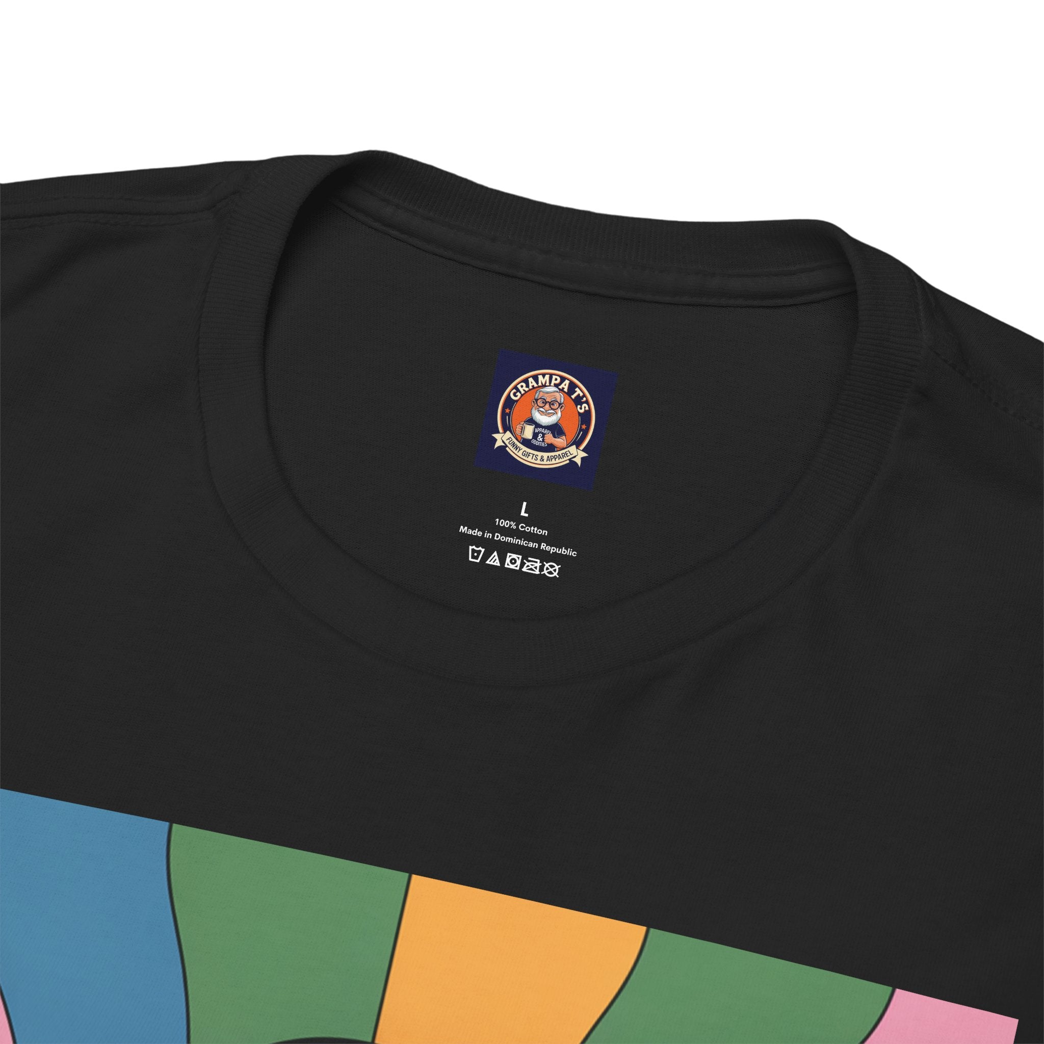 Fun Hippy Mushroom Cheerful Graphic Tee, Positive Vibes T-Shirt for Everyday Wear, Gift for Nature Lovers, Trendy Casual Wear, Eco-Friendly Fashion