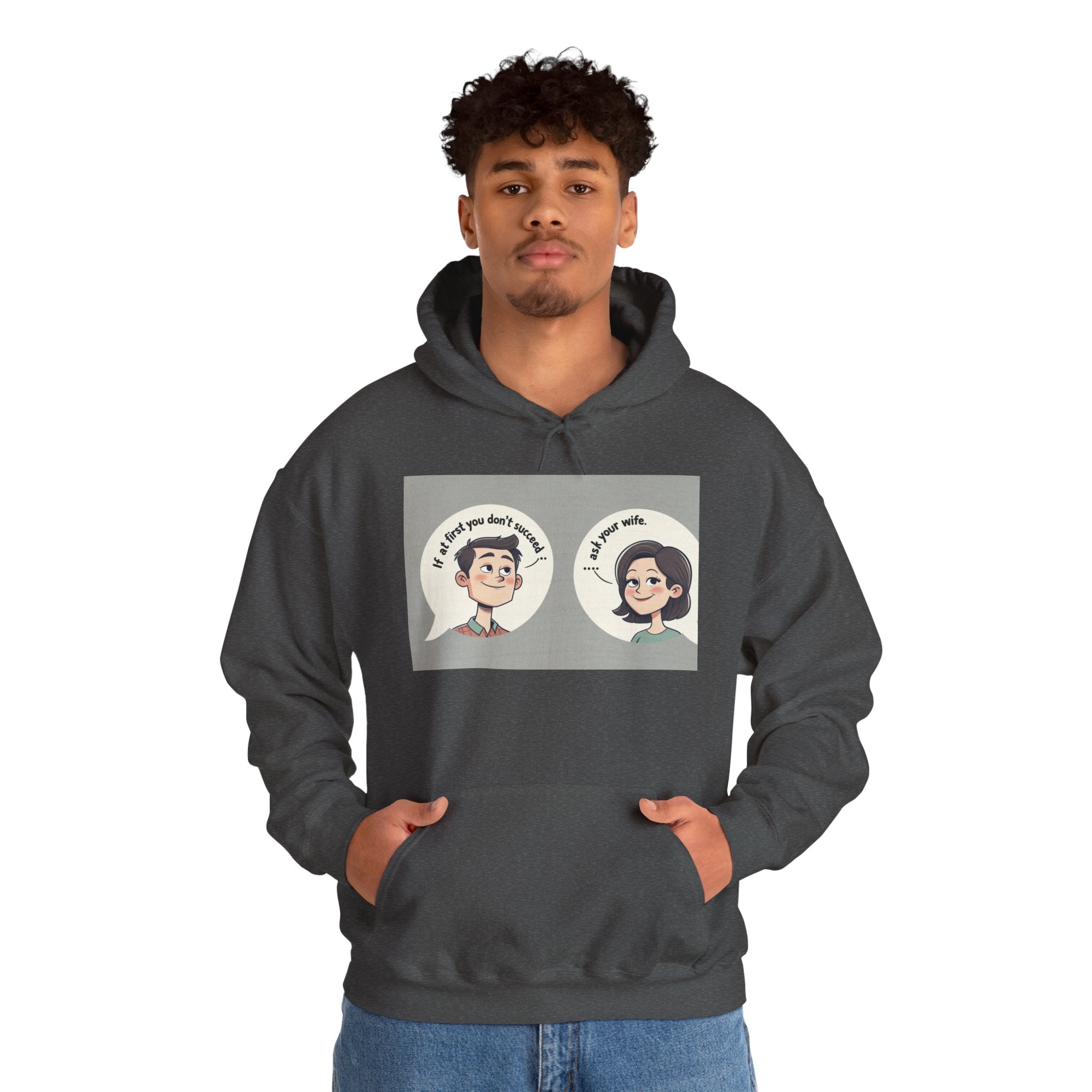 Whimsical Conversation Hoodie - Fun Sweatshirt for Friends, Cozy Gift, Casual Wear, Graphic Pullover, Unisex Apparel
