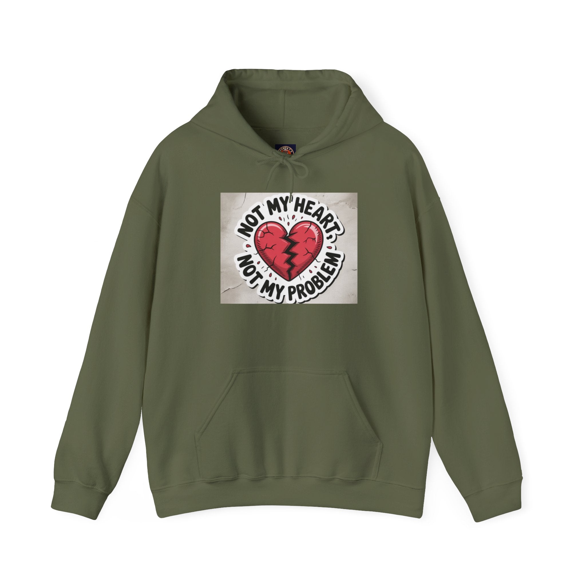 Heartbreak Humor Hoodie, Unisex Hooded Sweatshirt, Funny Gift, Self-Care Apparel, Valentine's Day, Casual Wear, Trendy Fashion