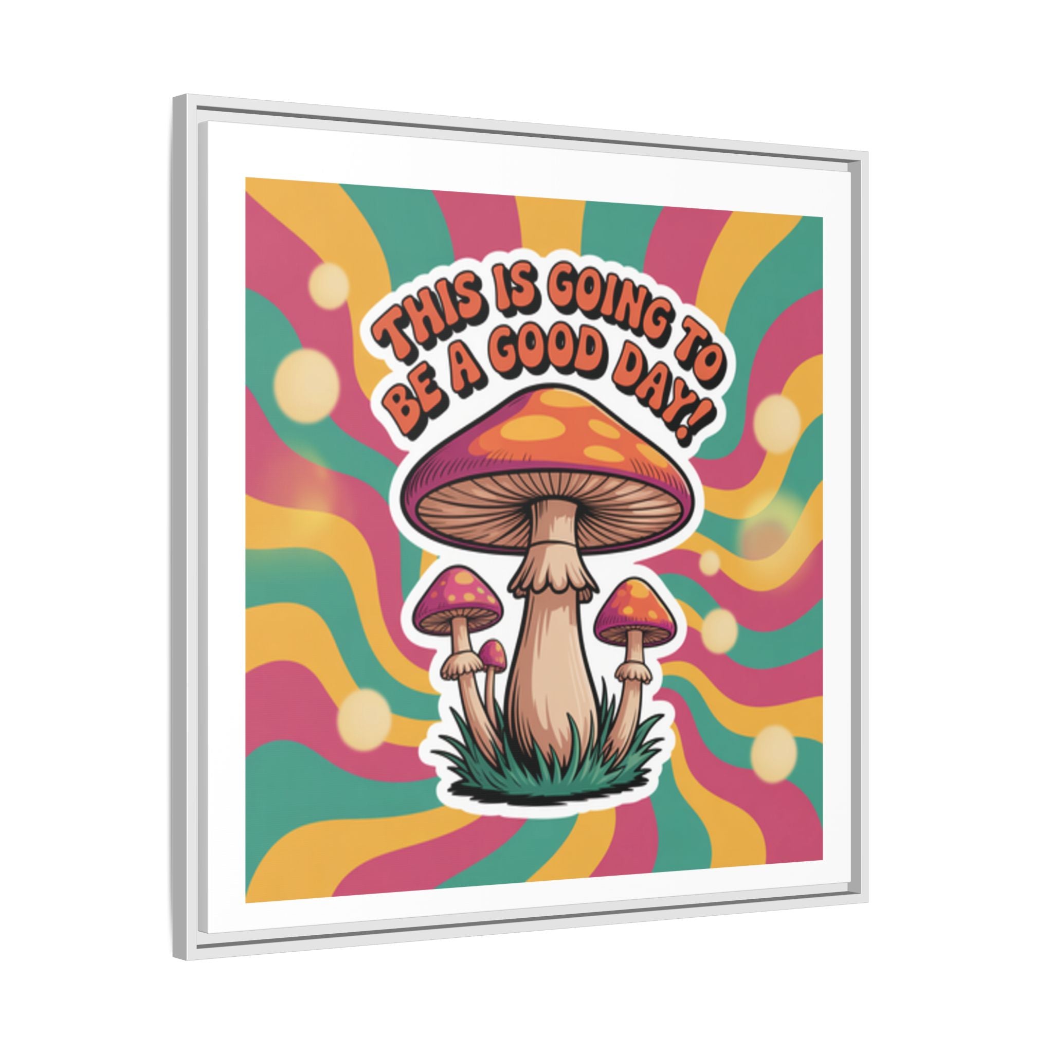 Colorful Framed Canvas Art - "This Is Going To Be A Good Day!" - Positive Vibe Decor, Wall Art for Home, Gift for Friends, Happy Day [...]