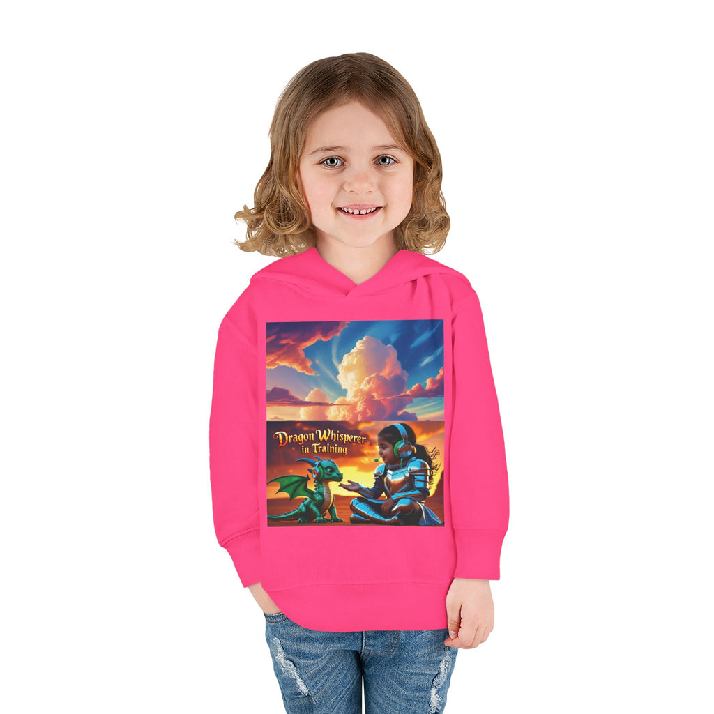 Grampa T’s Toddler Dragon Hoodie – “Dragon Whisperer in Training” Fleece | Cozy Fun Gift for Toddlers, Young Dreamers & Birthday Boys/Girls!