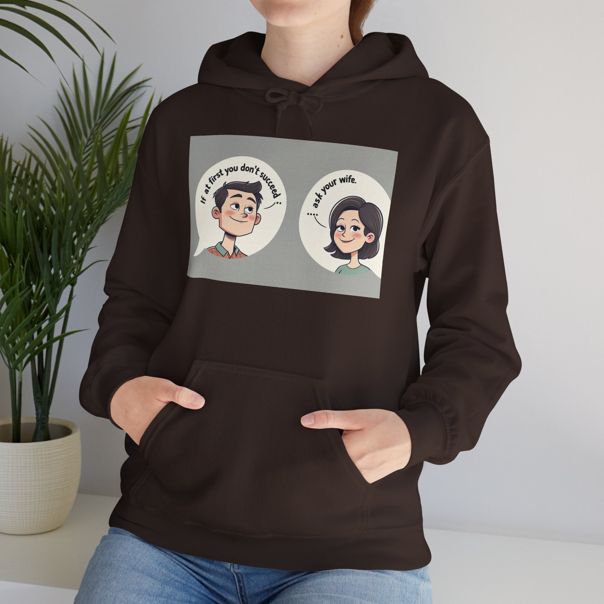 Whimsical Conversation Hoodie - Fun Sweatshirt for Friends, Cozy Gift, Casual Wear, Graphic Pullover, Unisex Apparel
