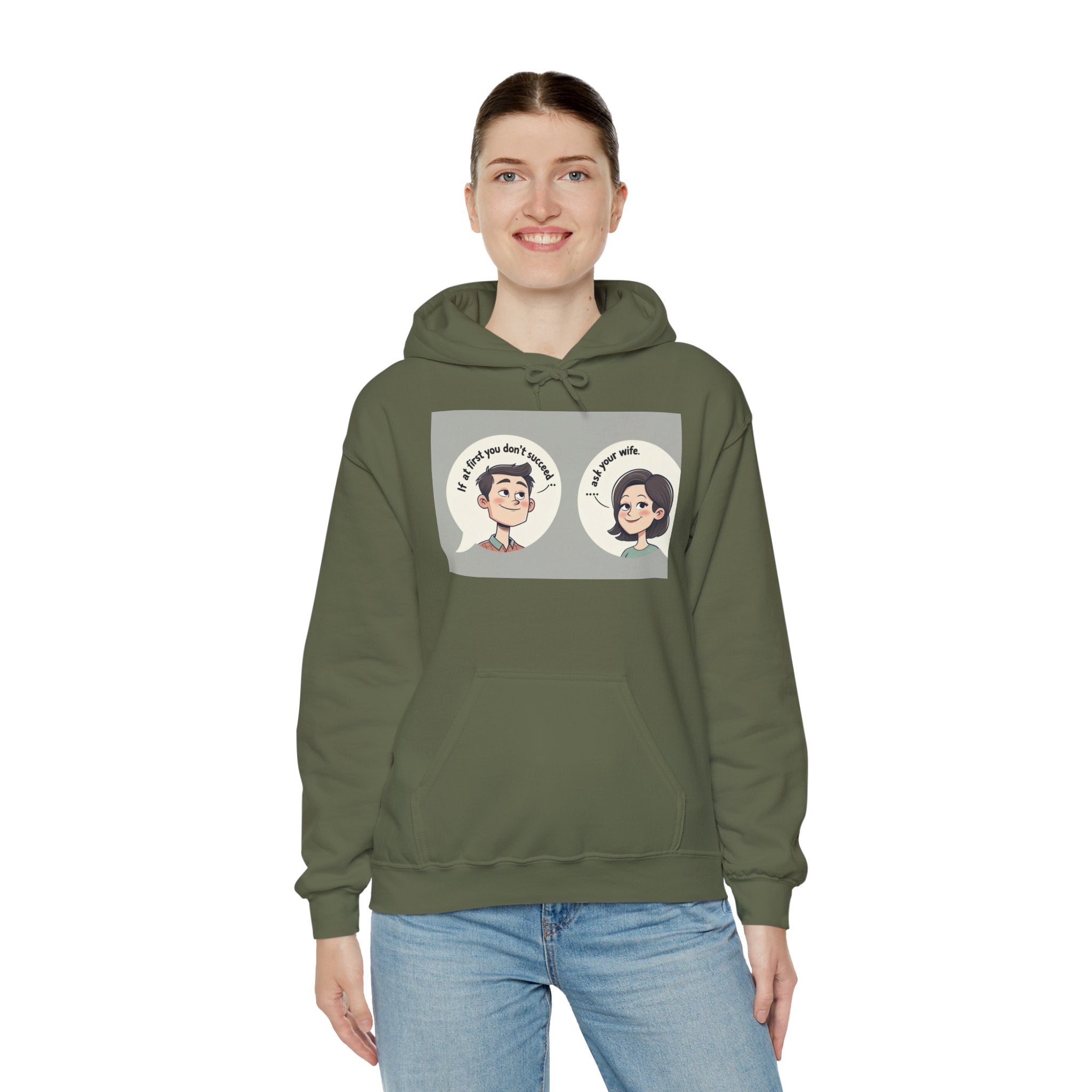 Whimsical Conversation Hoodie - Fun Sweatshirt for Friends, Cozy Gift, Casual Wear, Graphic Pullover, Unisex Apparel