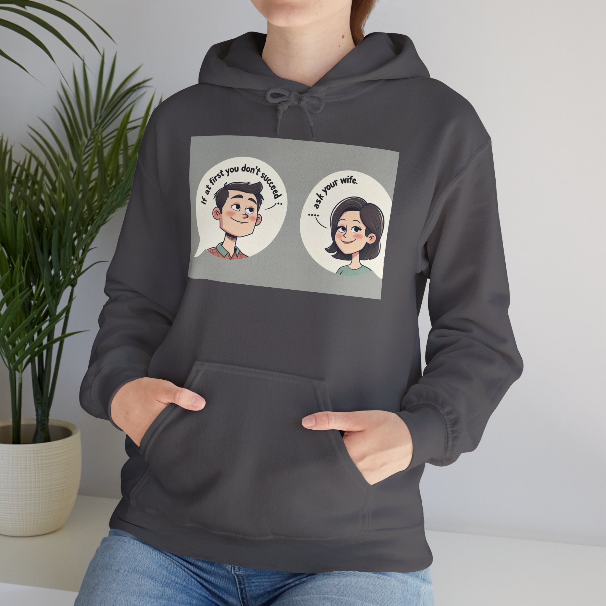 Whimsical Conversation Hoodie - Fun Sweatshirt for Friends, Cozy Gift, Casual Wear, Graphic Pullover, Unisex Apparel