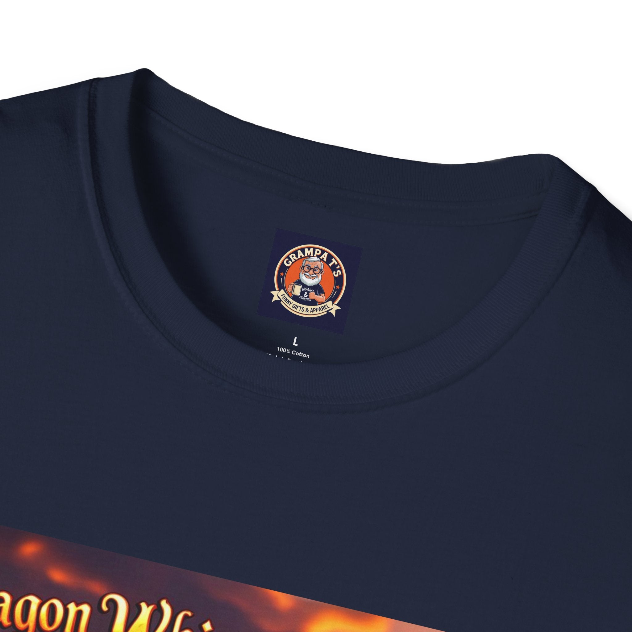 Funny Dragon Whisperer Unisex Softstyle T-Shirt | Fantasy Apparel, Gift for Dragon Lovers, Kids & Adults, Birthday Present, Magical Vibe