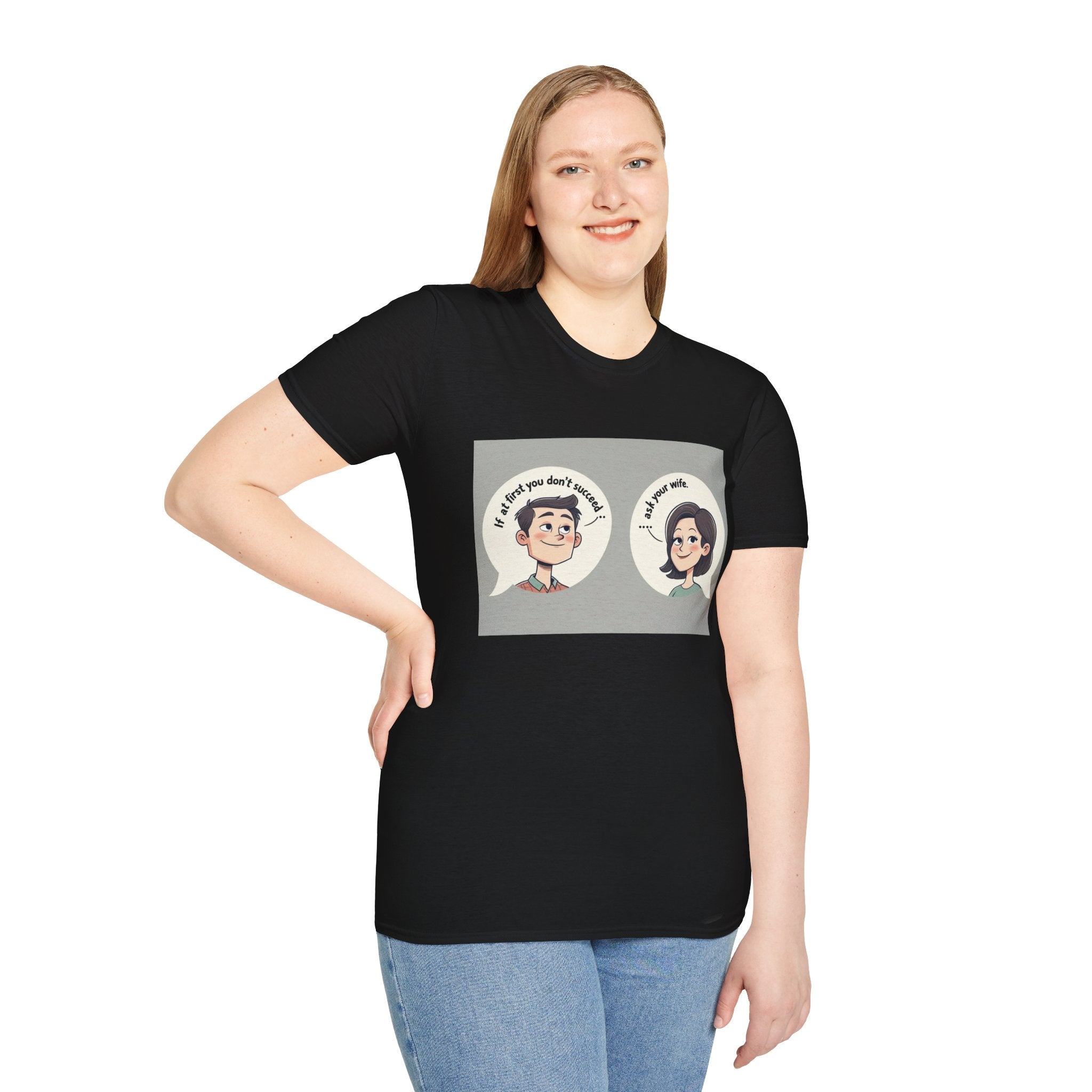 Playful Conversation T-Shirt, Funny Graphic Tee, Unisex Humor Shirt, Casual Wear, Gift for Friends, Quirky Outfit