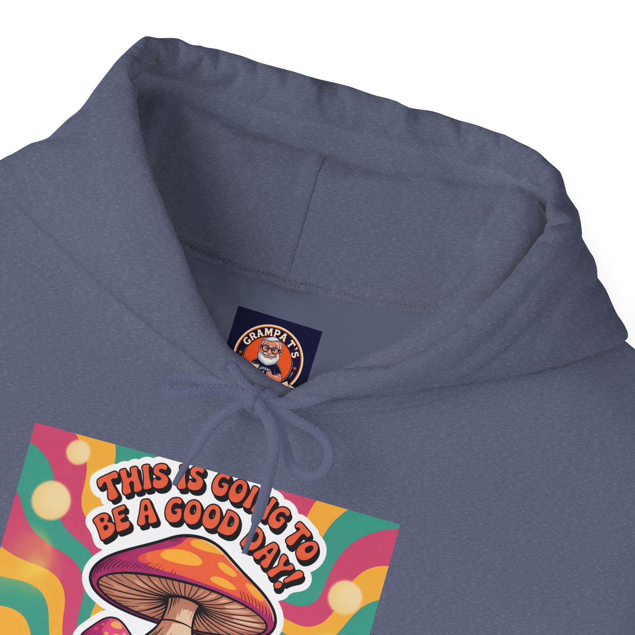 Groovy Mushroom Hoodie - Psychedelic Sweatshirt for Festivals, Cozy Gift for Nature Lovers, Unisex Pull-over for Good Vibes