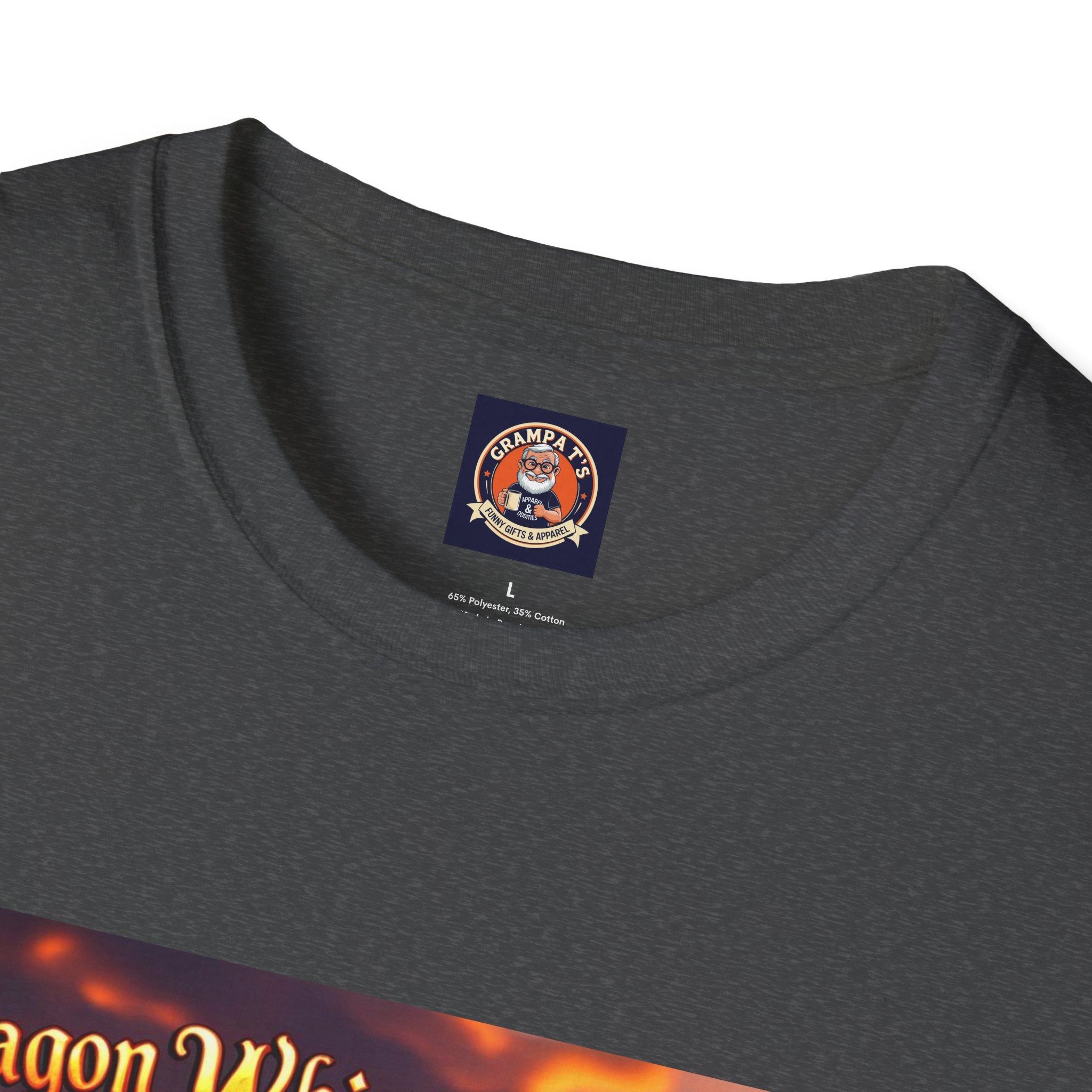 Funny Dragon Whisperer Unisex Softstyle T-Shirt | Fantasy Apparel, Gift for Dragon Lovers, Kids & Adults, Birthday Present, Magical Vibe