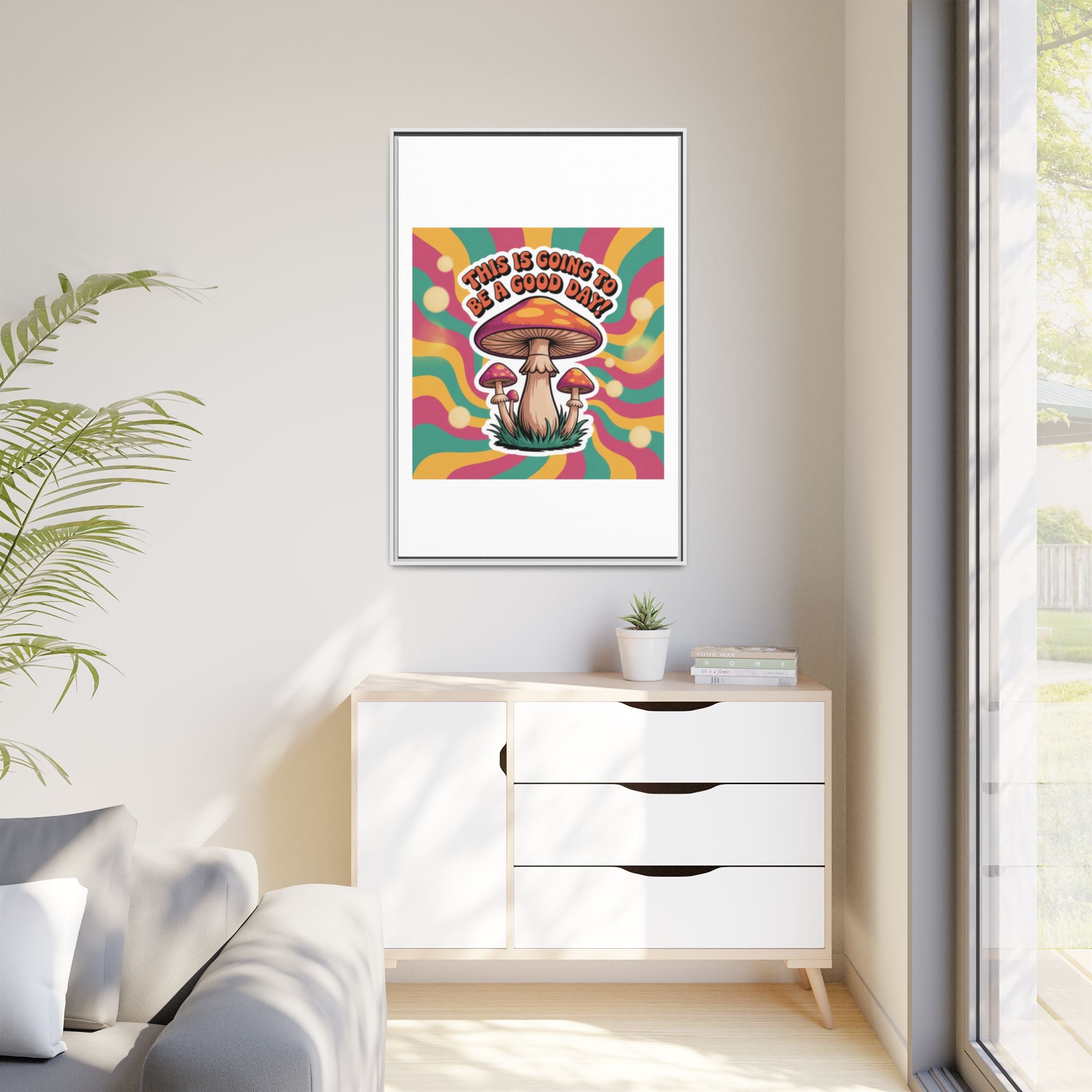 Colorful Framed Canvas Art - "This Is Going To Be A Good Day!" - Positive Vibe Decor, Wall Art for Home, Gift for Friends, Happy Day [...]