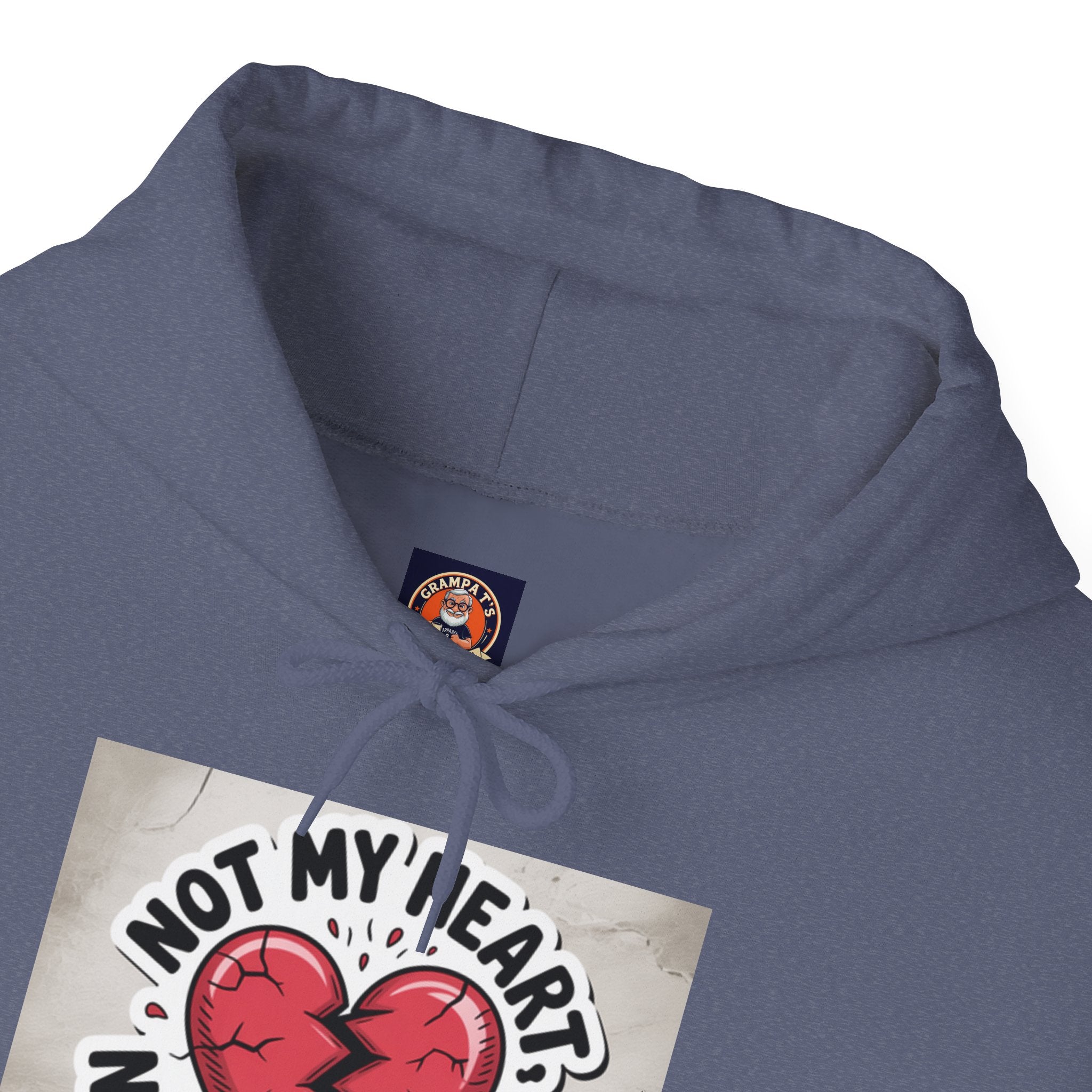 Heartbreak Humor Hoodie, Unisex Hooded Sweatshirt, Funny Gift, Self-Care Apparel, Valentine's Day, Casual Wear, Trendy Fashion