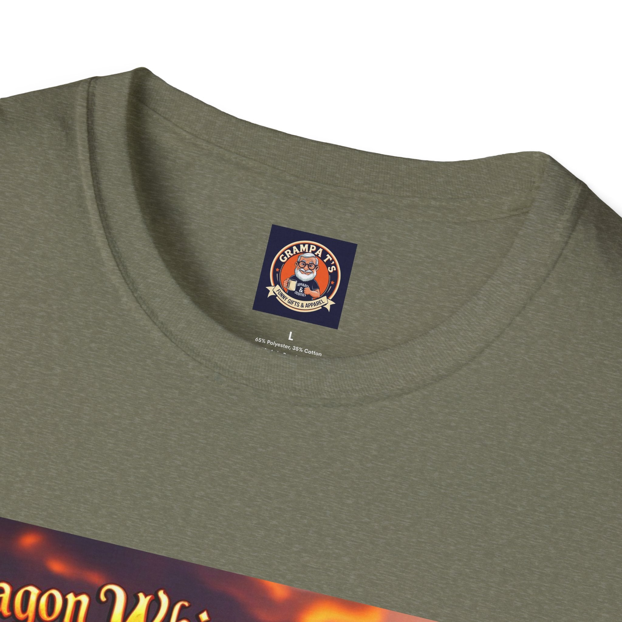 Funny Dragon Whisperer Unisex Softstyle T-Shirt | Fantasy Apparel, Gift for Dragon Lovers, Kids & Adults, Birthday Present, Magical Vibe