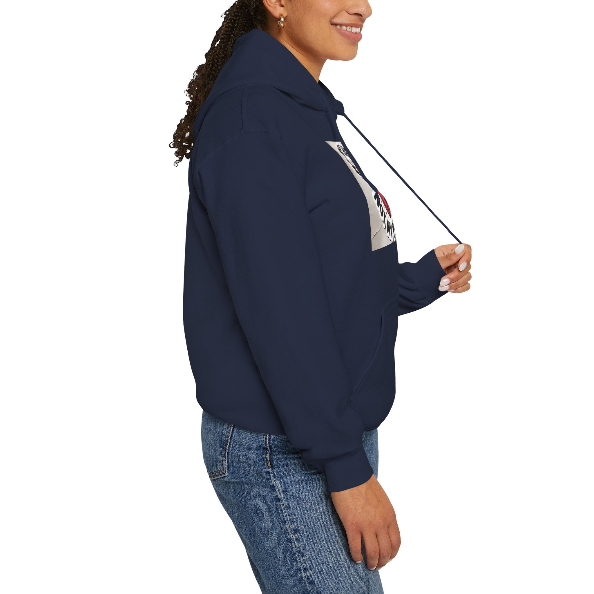 Heartbreak Humor Hoodie, Unisex Hooded Sweatshirt, Funny Gift, Self-Care Apparel, Valentine's Day, Casual Wear, Trendy Fashion