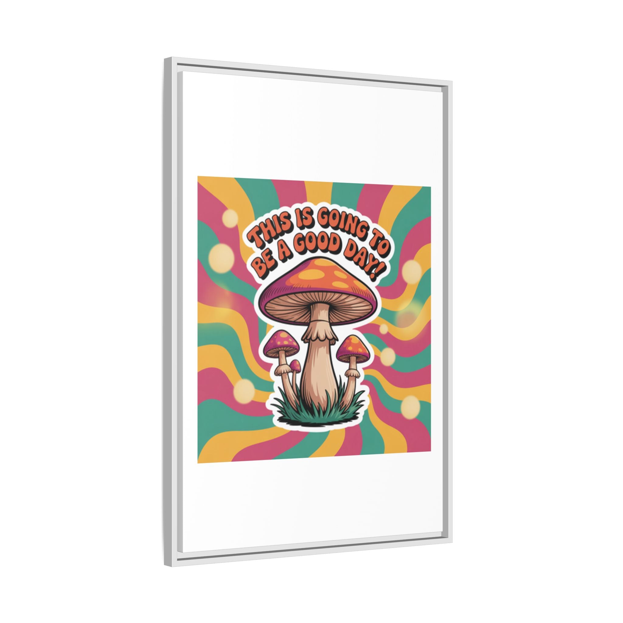 Colorful Framed Canvas Art - "This Is Going To Be A Good Day!" - Positive Vibe Decor, Wall Art for Home, Gift for Friends, Happy Day [...]