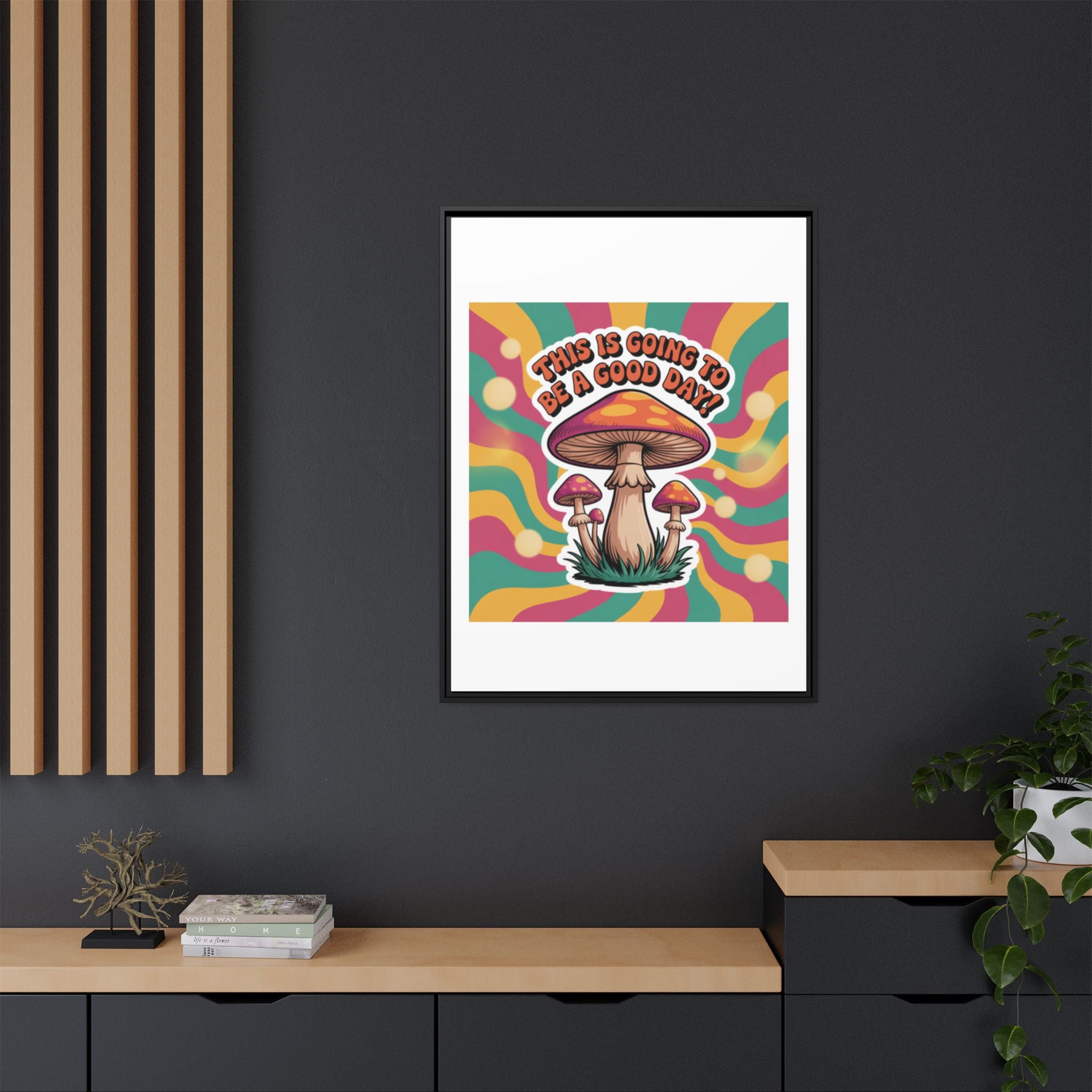 Colorful Framed Canvas Art - "This Is Going To Be A Good Day!" - Positive Vibe Decor, Wall Art for Home, Gift for Friends, Happy Day [...]