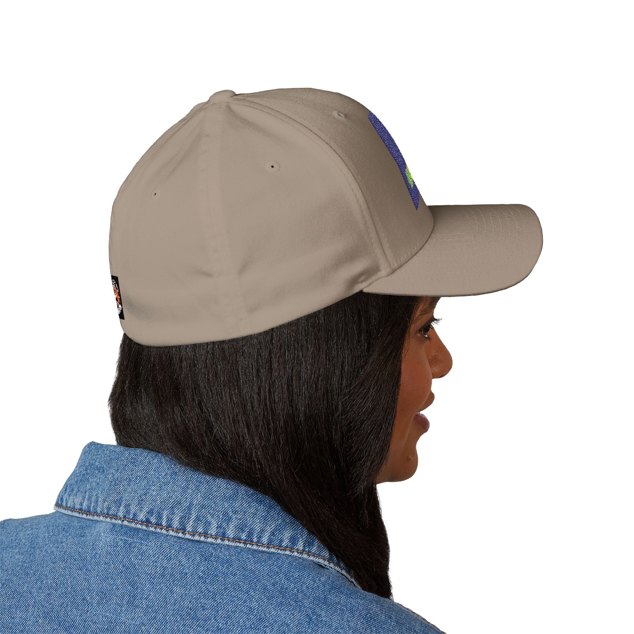 Embroidered Closed-Back Structured Cap - Trendy Apparel for Everyday Wear, Gifts for Him, Casual Style, Summer Accessory, Unique Design