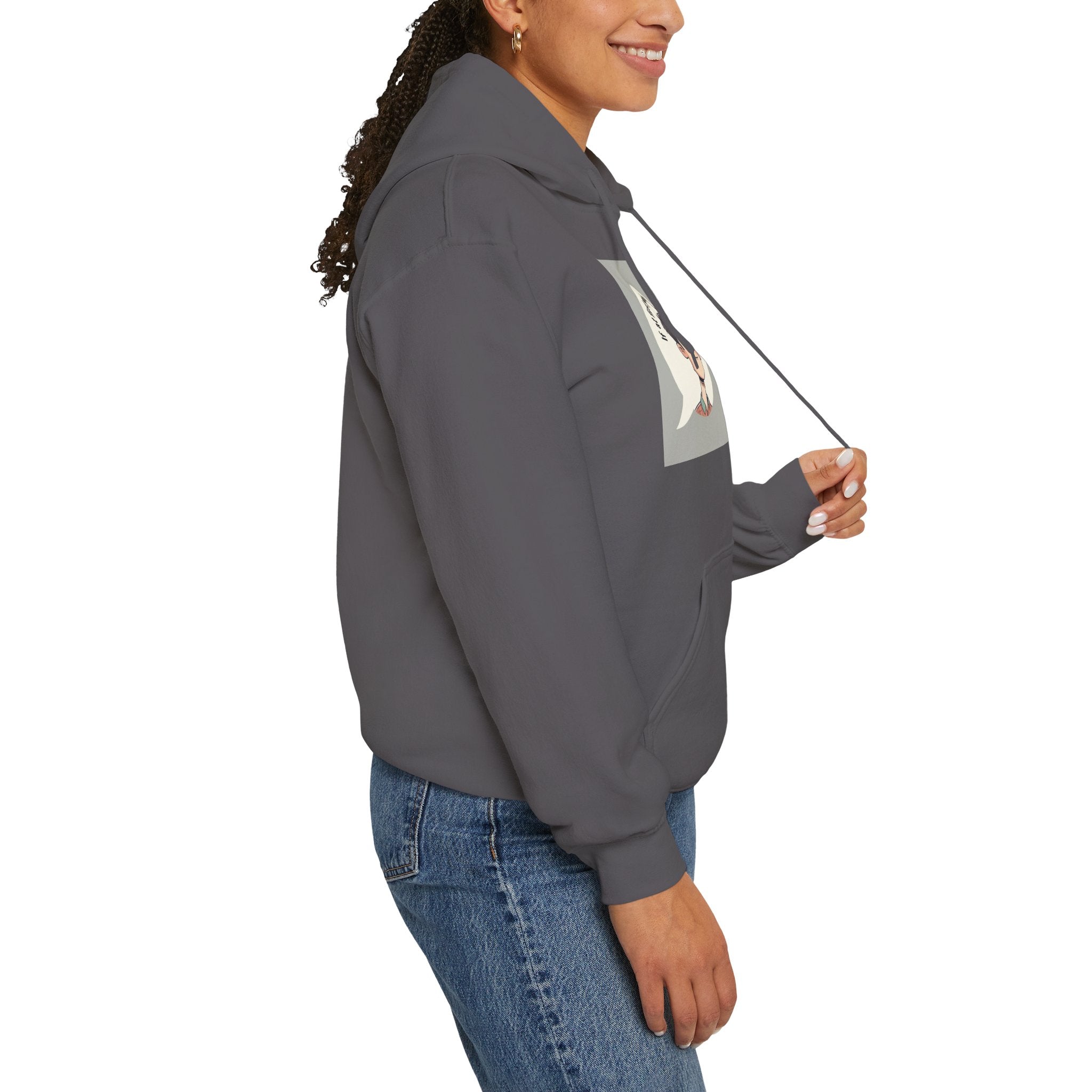 Whimsical Conversation Hoodie - Fun Sweatshirt for Friends, Cozy Gift, Casual Wear, Graphic Pullover, Unisex Apparel