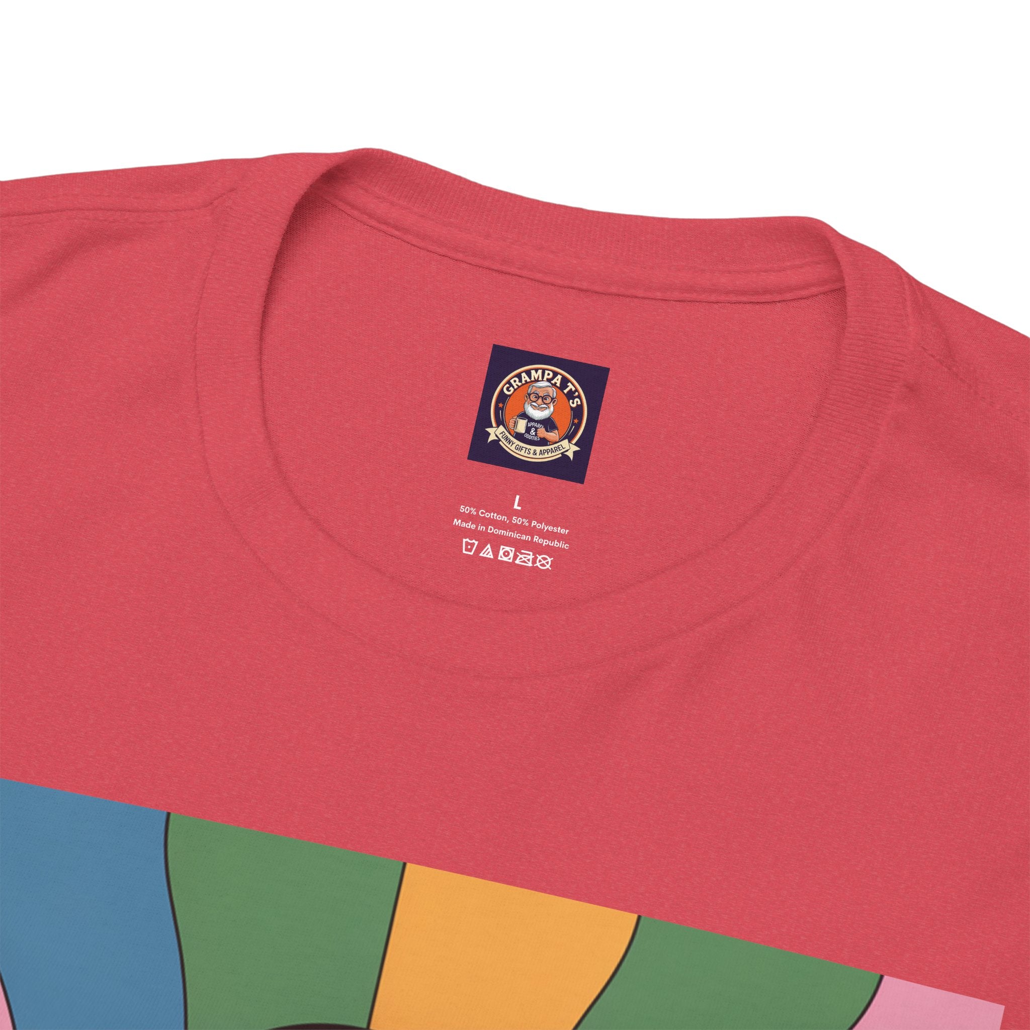 Fun Hippy Mushroom Cheerful Graphic Tee, Positive Vibes T-Shirt for Everyday Wear, Gift for Nature Lovers, Trendy Casual Wear, Eco-Friendly Fashion