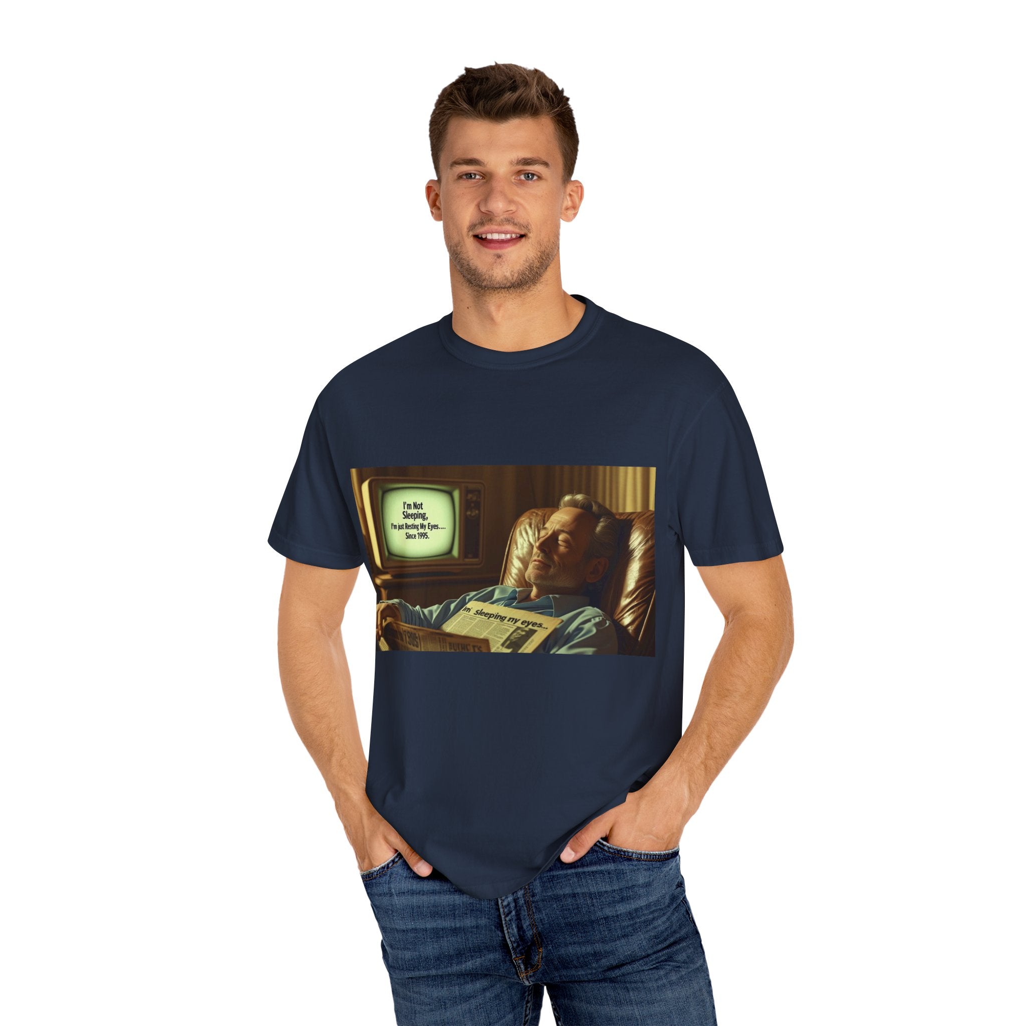 Vintage Humor Graphic Tee, Perfect for Relaxing, Gift for Couch Potatoes, Fun Statement T-Shirt, Father's Day, Casual Wear