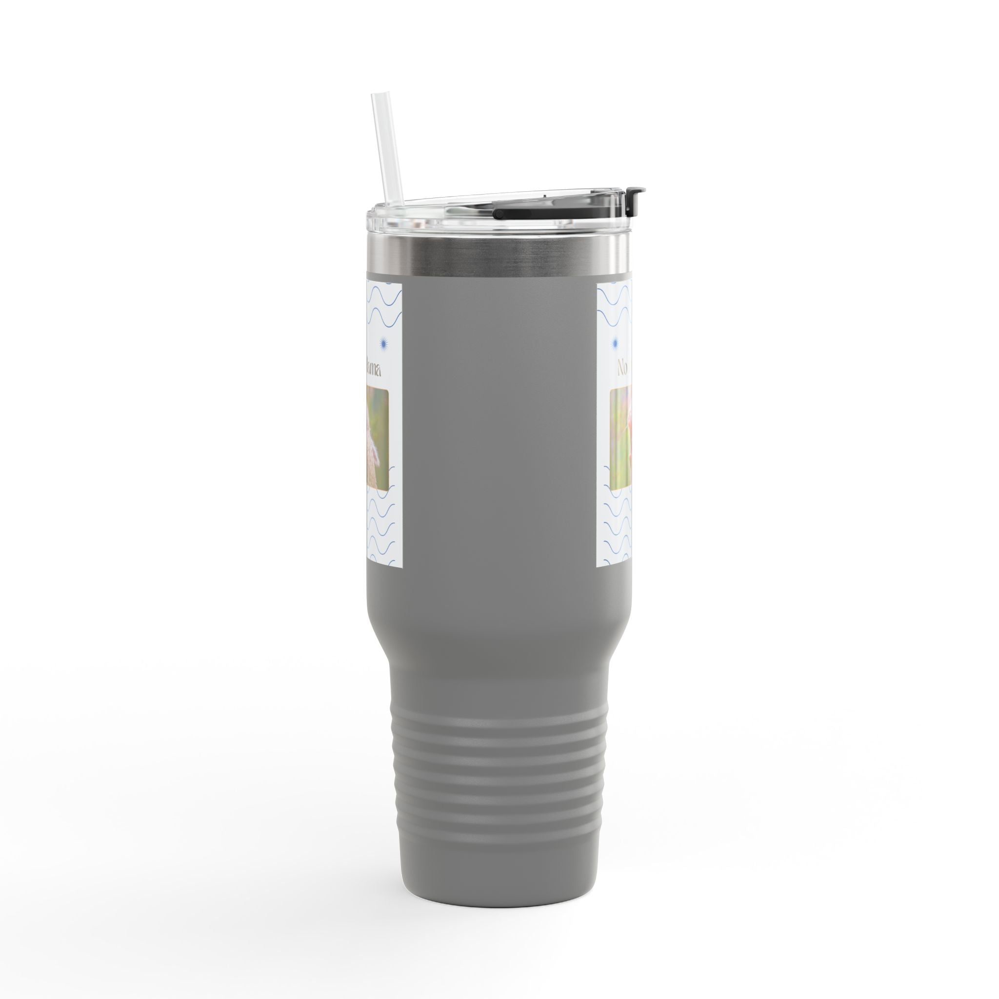 No Prob-Llama 40oz Travel Mug – Funny Llama Coffee Tumbler for Adults | Insulated, Spill-Proof, Adventure-Ready Hydration Gift