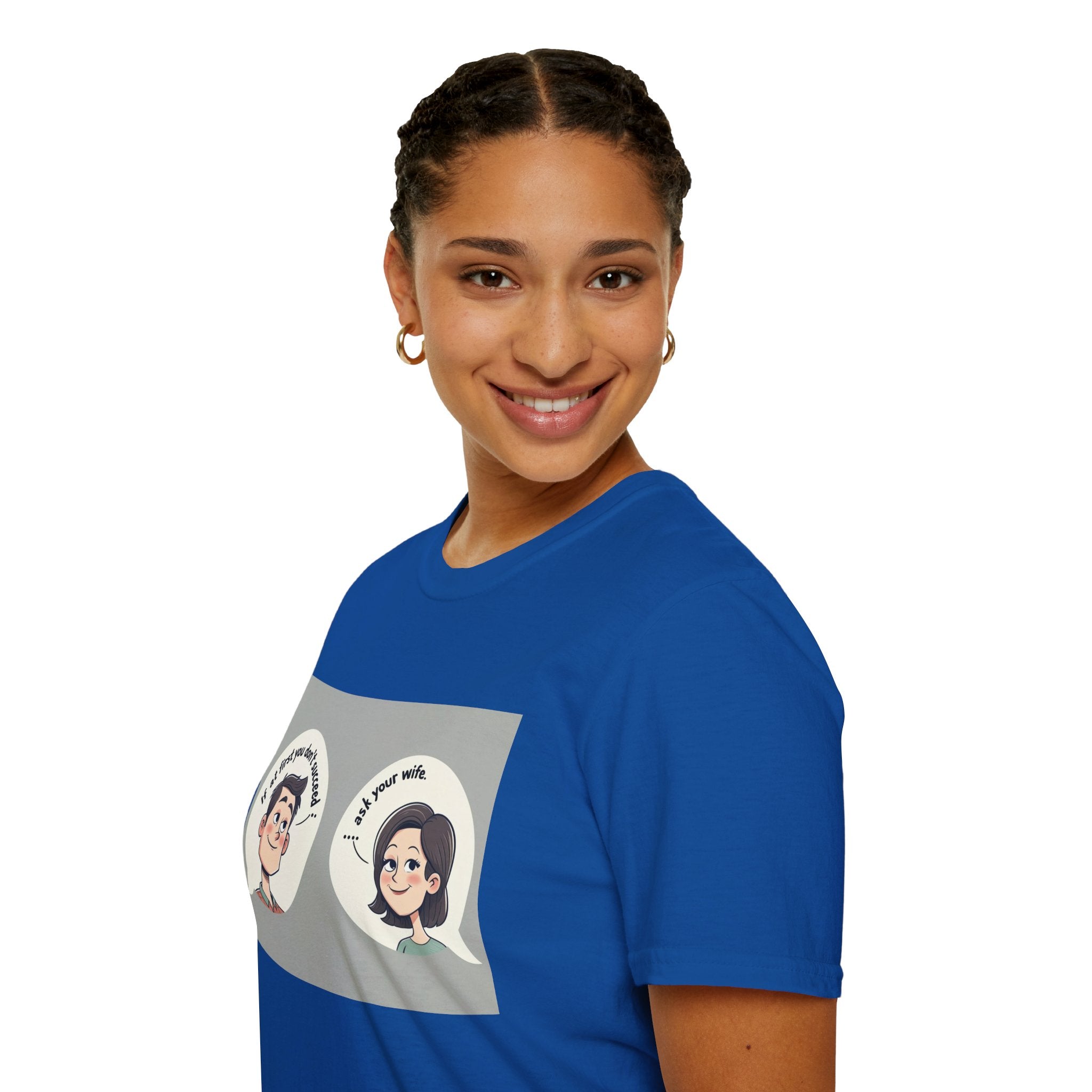 Playful Conversation T-Shirt, Funny Graphic Tee, Unisex Humor Shirt, Casual Wear, Gift for Friends, Quirky Outfit