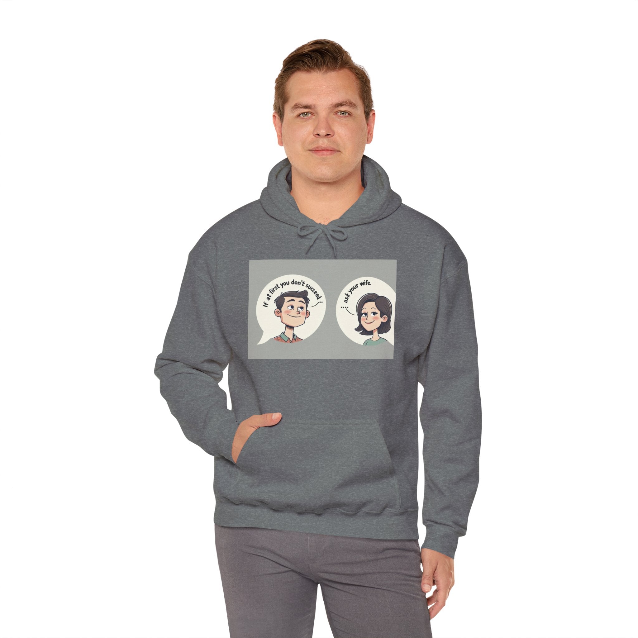 Whimsical Conversation Hoodie - Fun Sweatshirt for Friends, Cozy Gift, Casual Wear, Graphic Pullover, Unisex Apparel