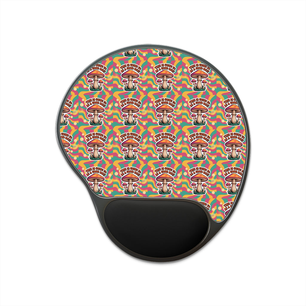 Colorful Mushroom Mouse Pad with Wrist Rest | Cute Desk Accessory for Home Office, Gamer Gift, Ergonomic Mouse Pad