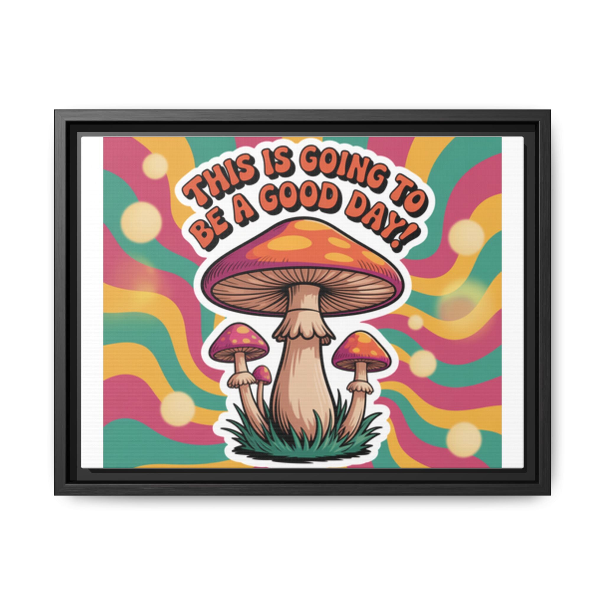 Colorful Framed Canvas Art - "This Is Going To Be A Good Day!" - Positive Vibe Decor, Wall Art for Home, Gift for Friends, Happy Day [...]
