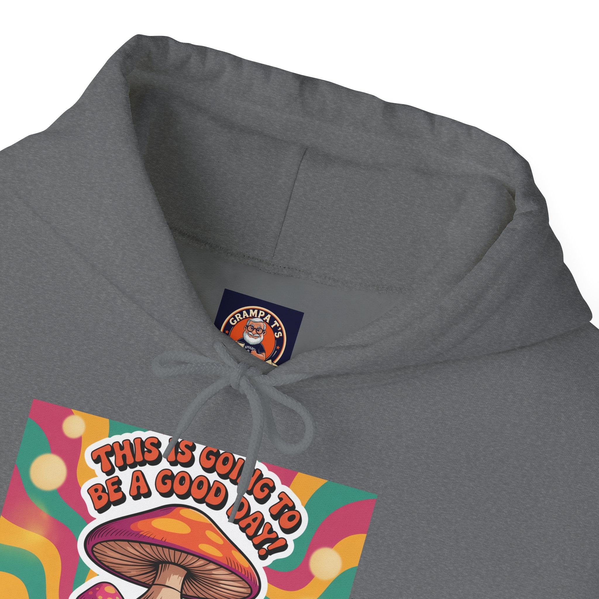 Groovy Mushroom Hoodie - Psychedelic Sweatshirt for Festivals, Cozy Gift for Nature Lovers, Unisex Pull-over for Good Vibes