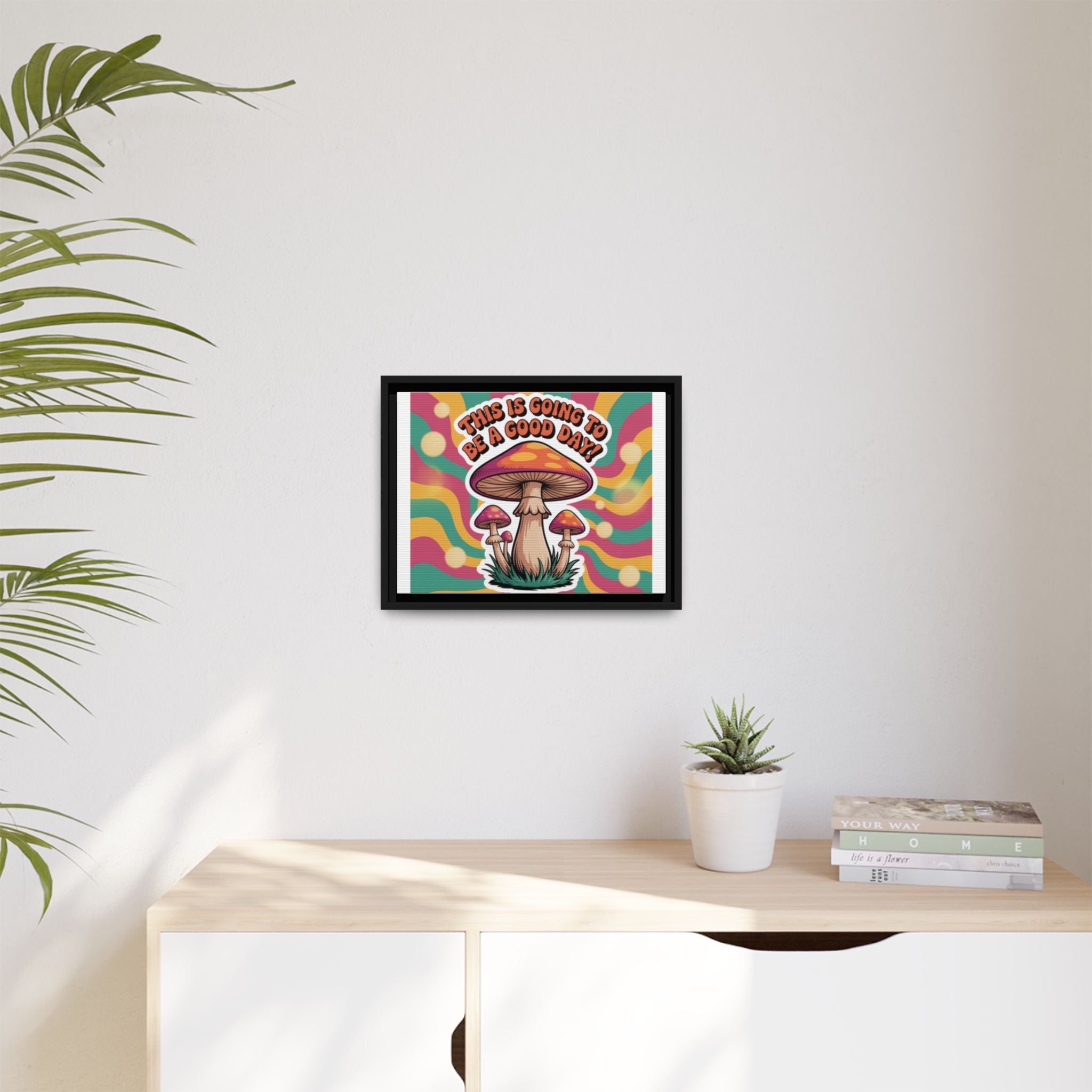 Colorful Framed Canvas Art - "This Is Going To Be A Good Day!" - Positive Vibe Decor, Wall Art for Home, Gift for Friends, Happy Day [...]