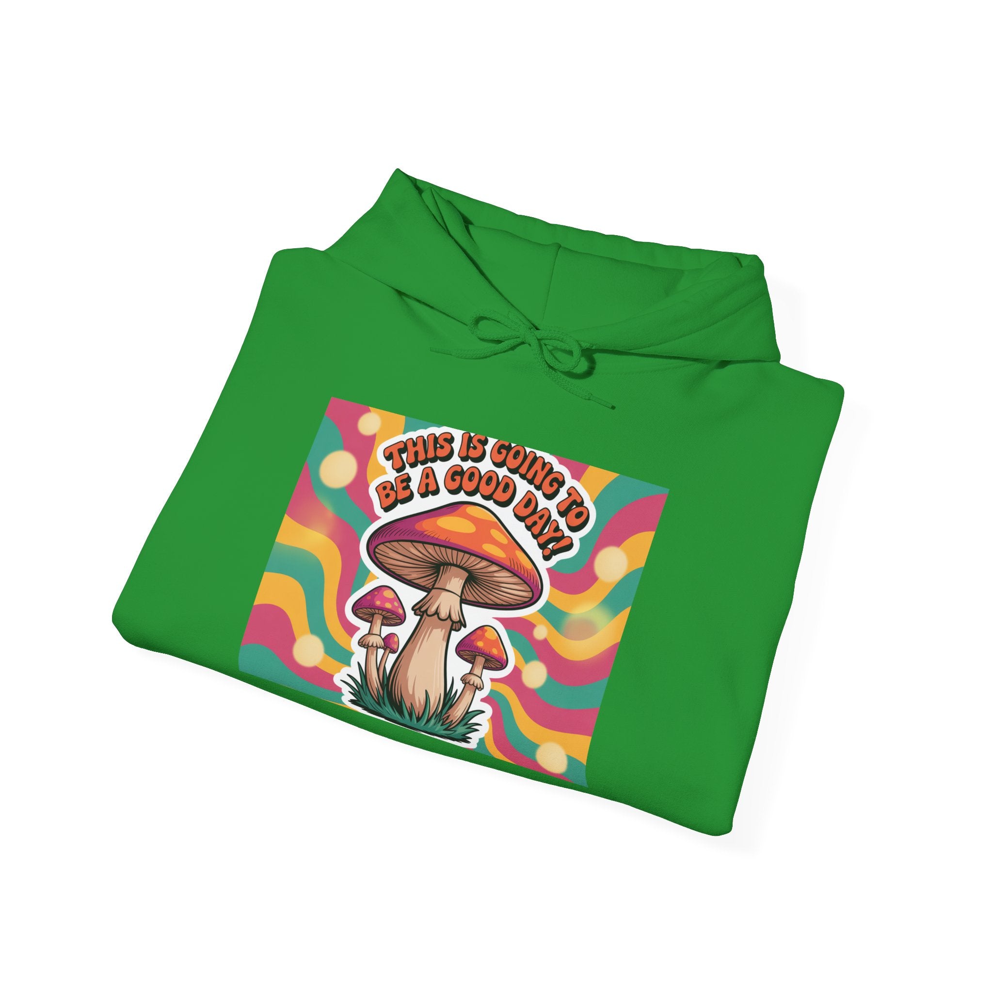 Groovy Mushroom Hoodie - Psychedelic Sweatshirt for Festivals, Cozy Gift for Nature Lovers, Unisex Pull-over for Good Vibes