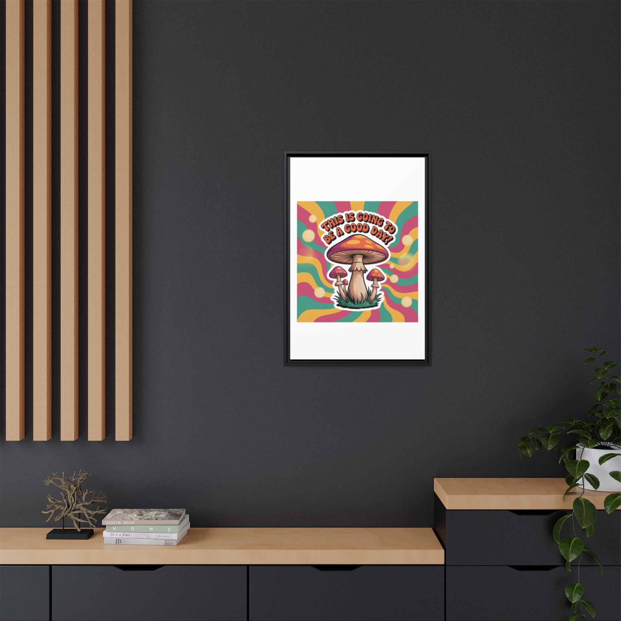 Colorful Framed Canvas Art - "This Is Going To Be A Good Day!" - Positive Vibe Decor, Wall Art for Home, Gift for Friends, Happy Day [...]