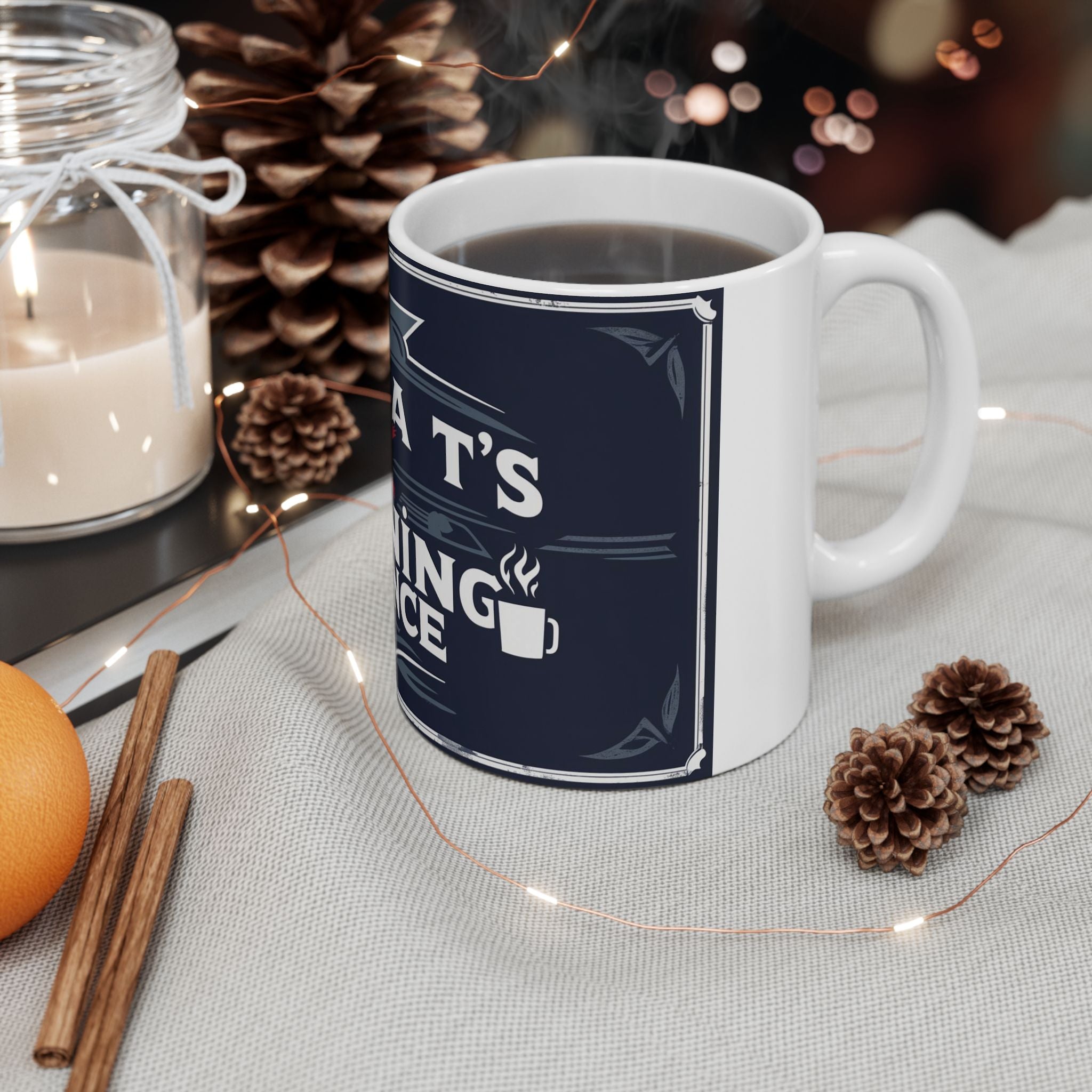 Grampa T's Anti-Morning Alliance Ceramic Mug - Fun Coffee Cup, Gift for Grampa, Coffee Lovers, Humor Mug, Kitchen Decor
