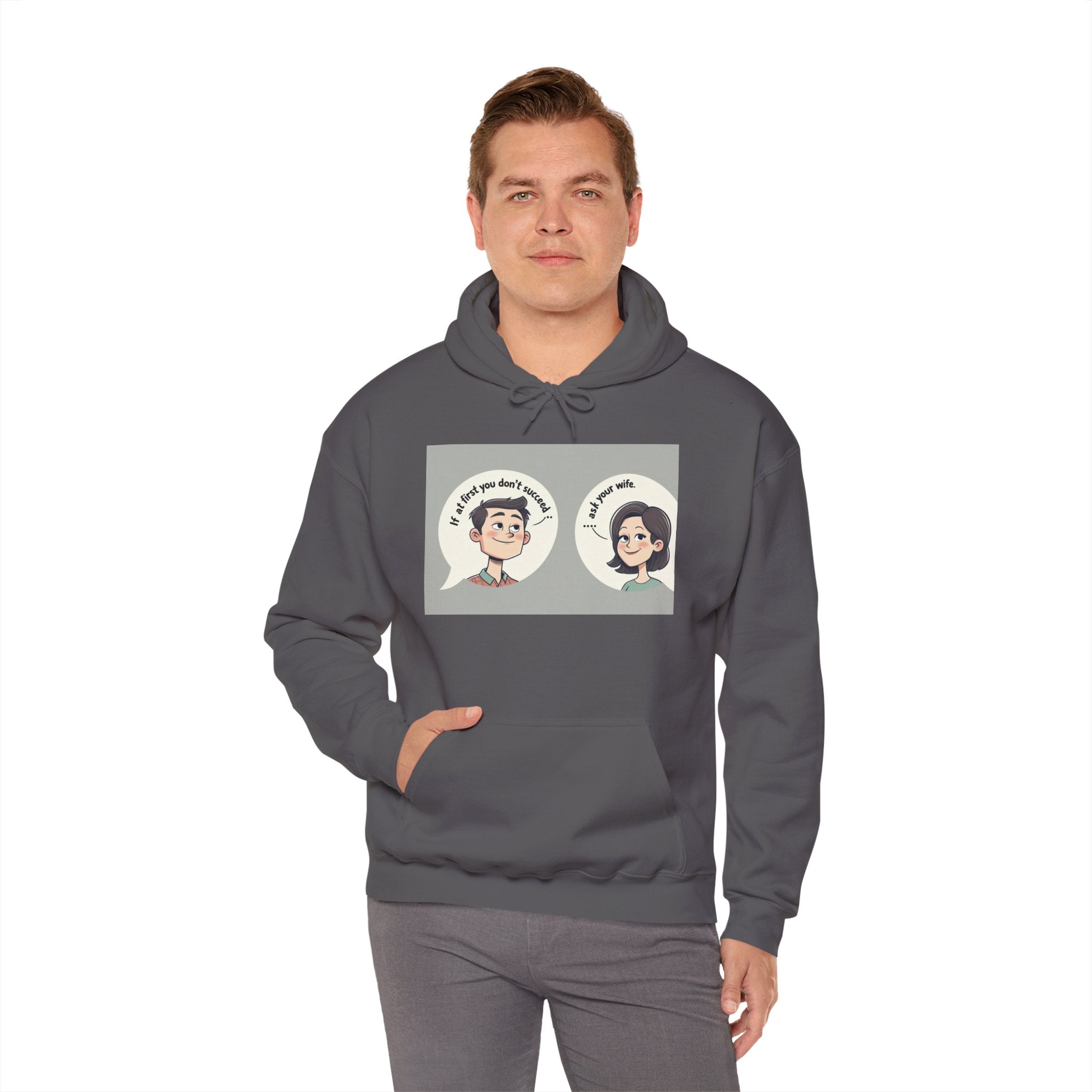 Whimsical Conversation Hoodie - Fun Sweatshirt for Friends, Cozy Gift, Casual Wear, Graphic Pullover, Unisex Apparel