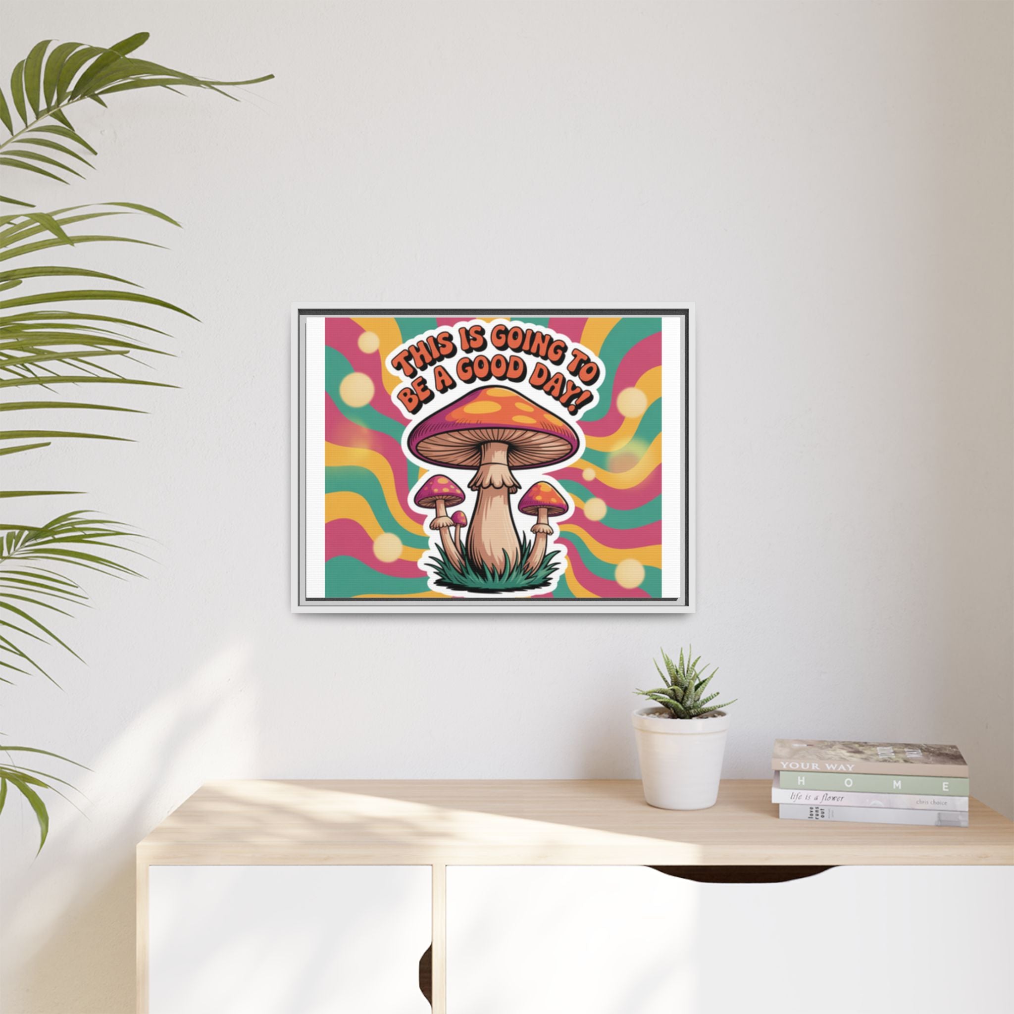 Colorful Framed Canvas Art - "This Is Going To Be A Good Day!" - Positive Vibe Decor, Wall Art for Home, Gift for Friends, Happy Day [...]