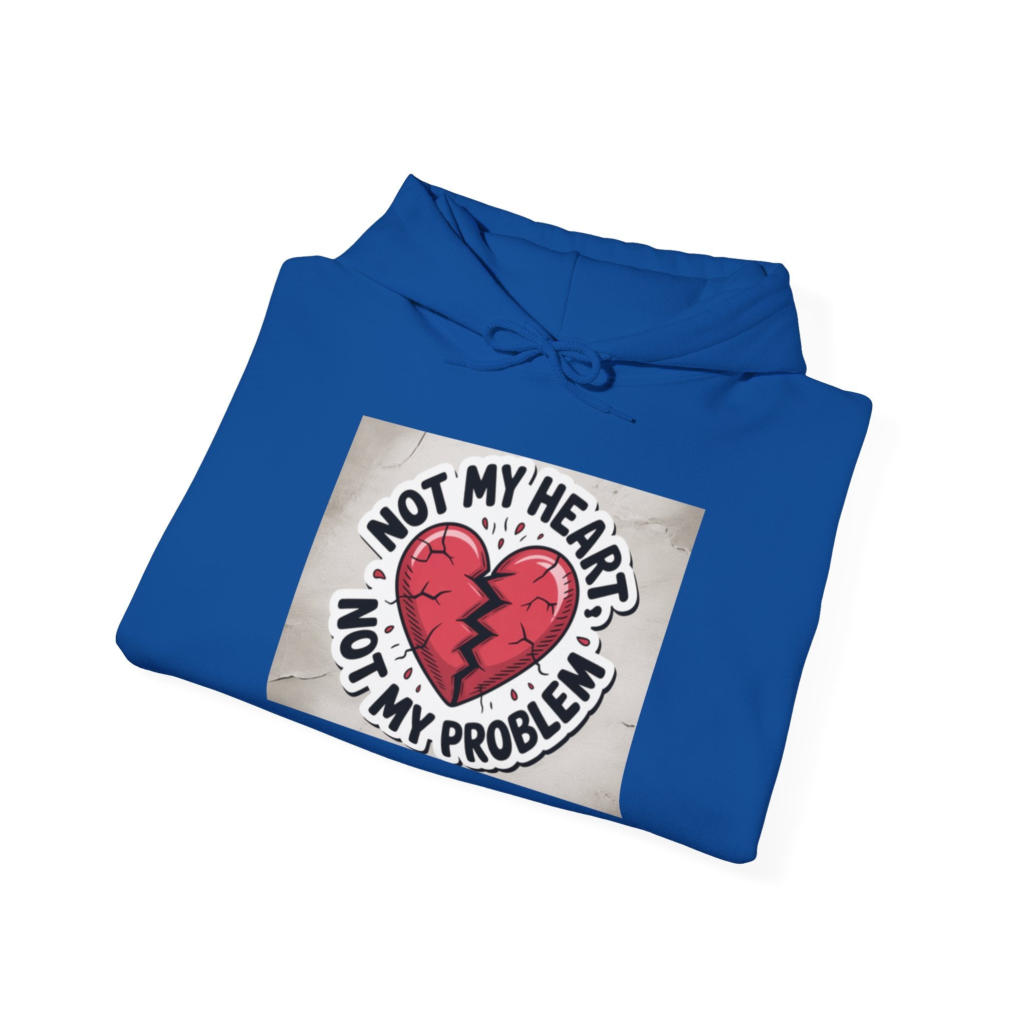 Heartbreak Humor Hoodie, Unisex Hooded Sweatshirt, Funny Gift, Self-Care Apparel, Valentine's Day, Casual Wear, Trendy Fashion